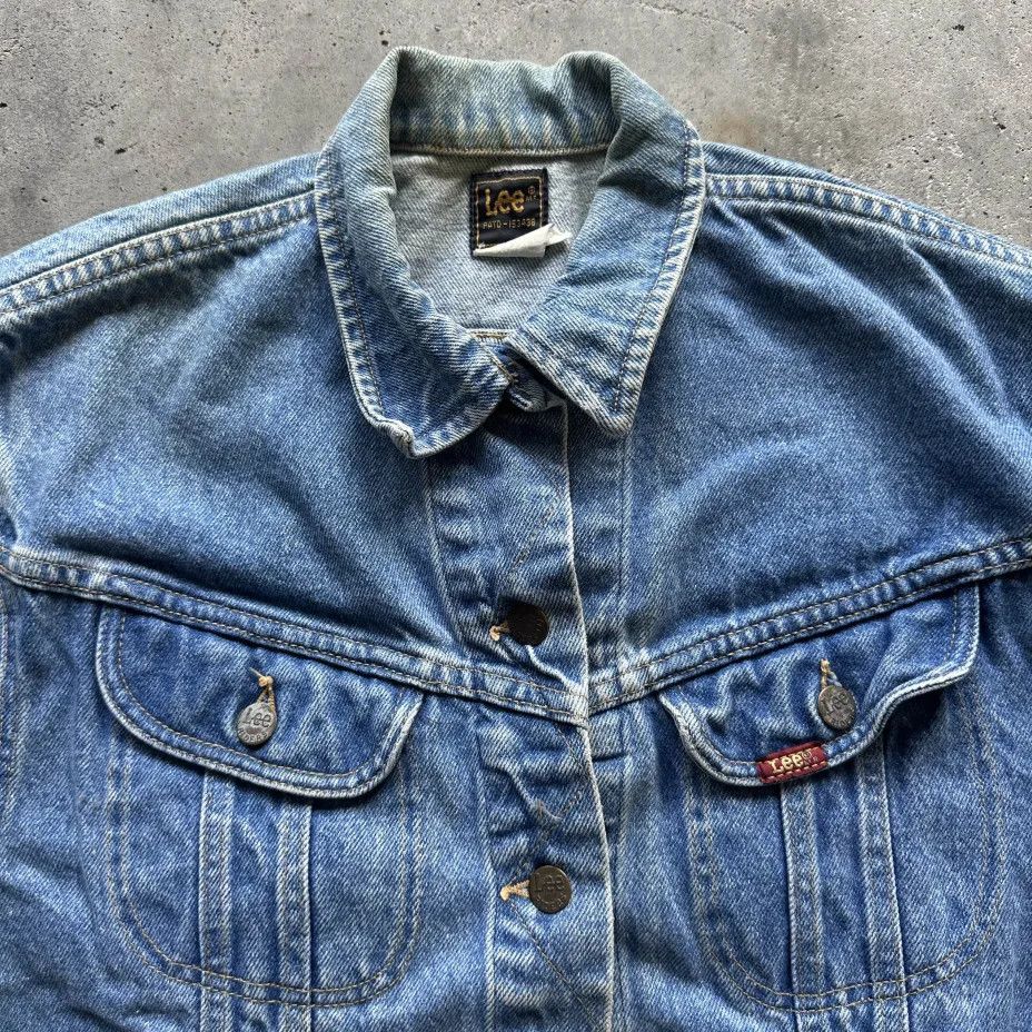 Lee Vintage 80s Lee MR Denim Jean Jacket Size Large Size US L / EU 52-54 / 3 - 3 Thumbnail