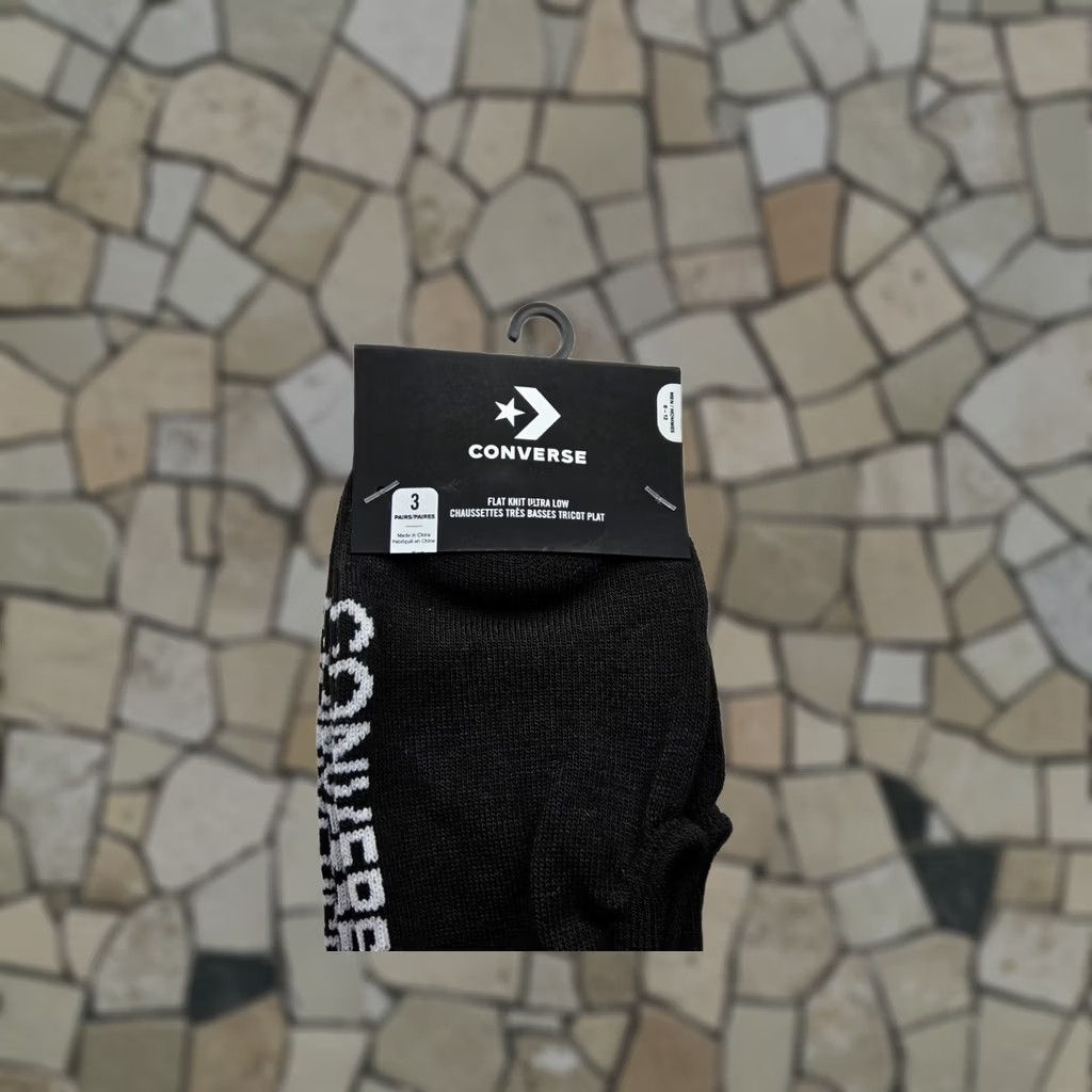 Converse Converse Socks Men No Show 3 Pairs One Size Multicolor Ultra Low Flat Knit Size ONE SIZE - 1 Thumbnail