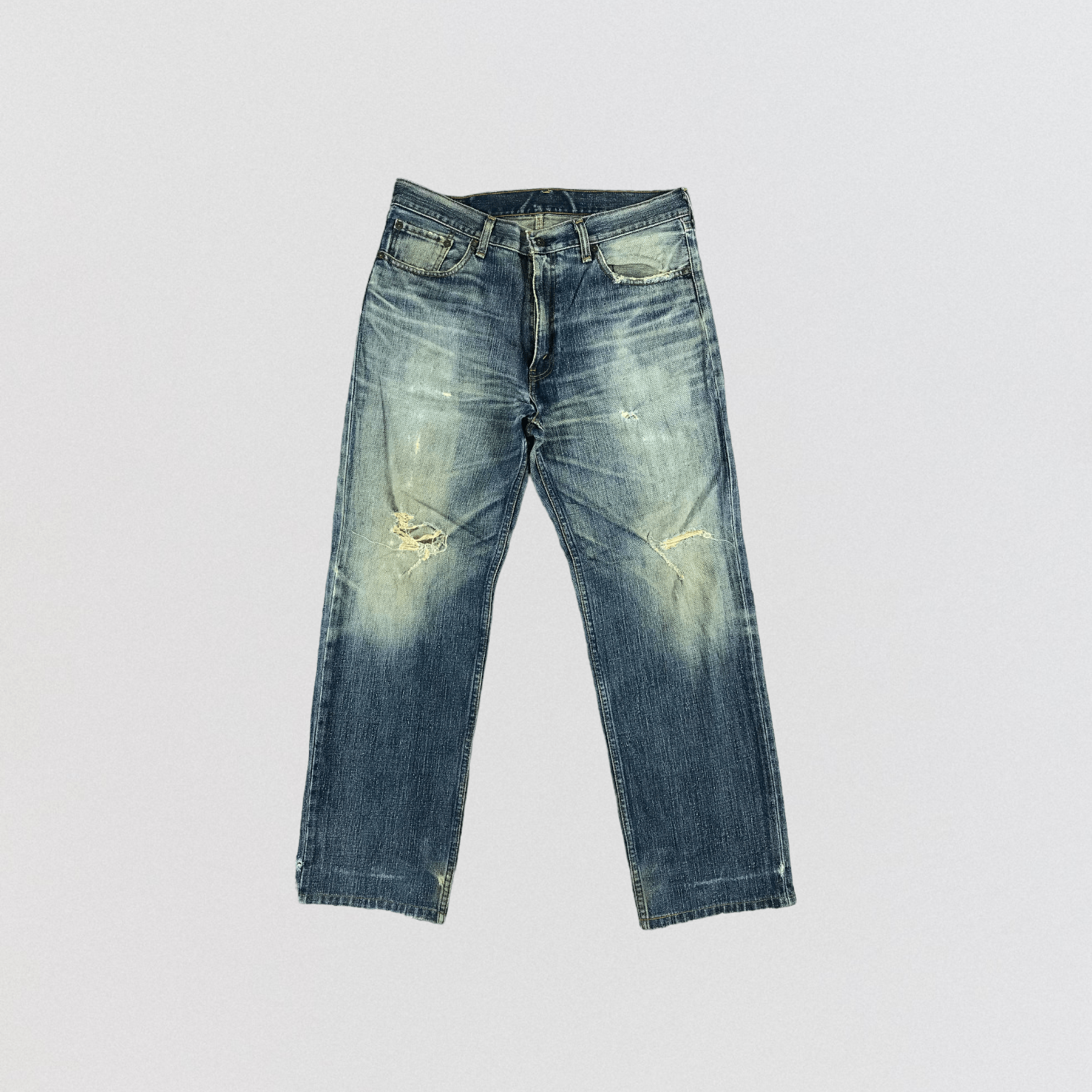 Levi's × Vintage Vintage 90s Blue Wash Levis 502 Jeans-JM2201 Size US 36 / EU 52 - 1 Thumbnail