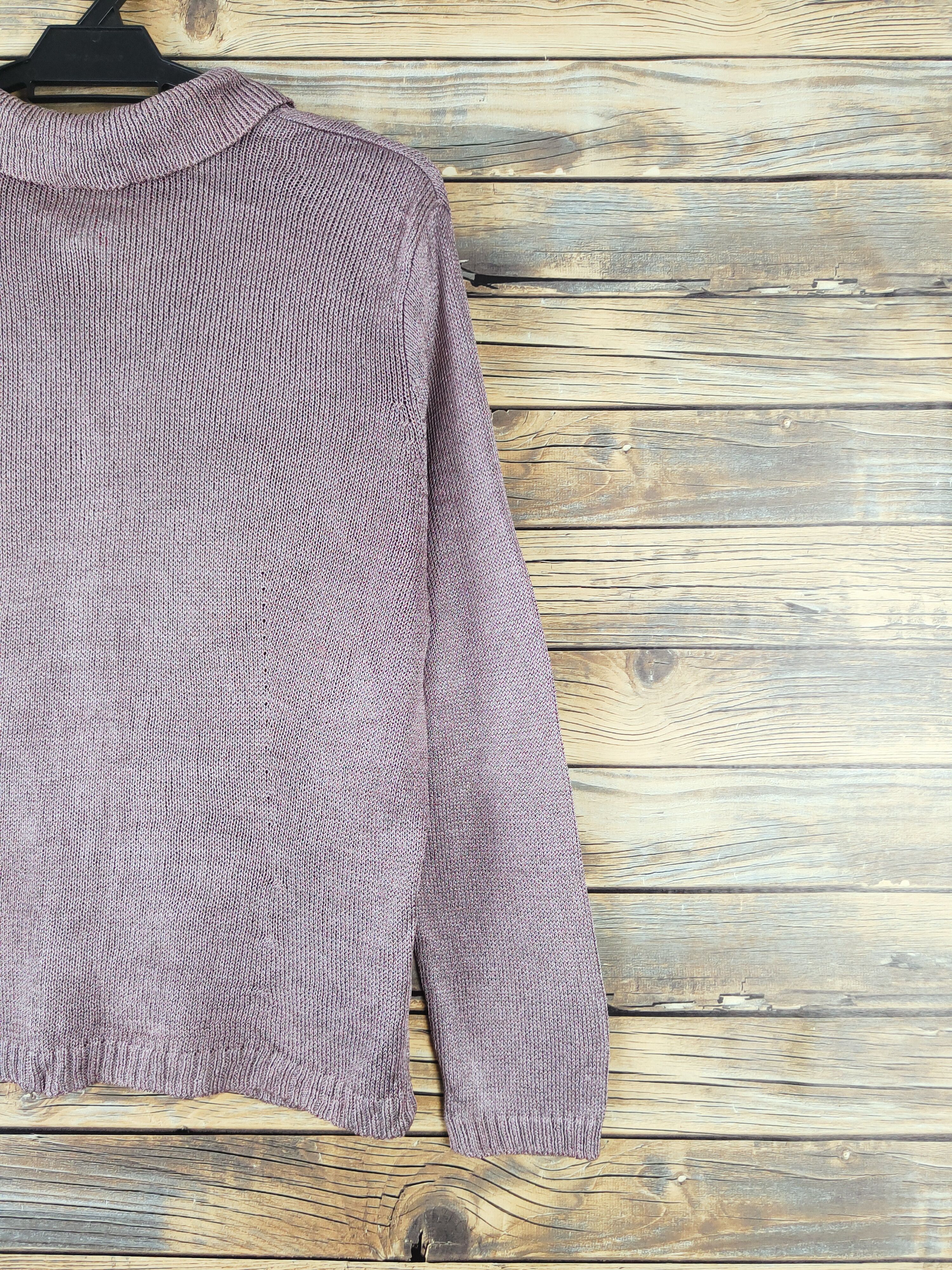 Vintage Macos Purple Knitwear Cardigan #W1637 Size M / US 6-8 / IT 42-44 - 9 Thumbnail