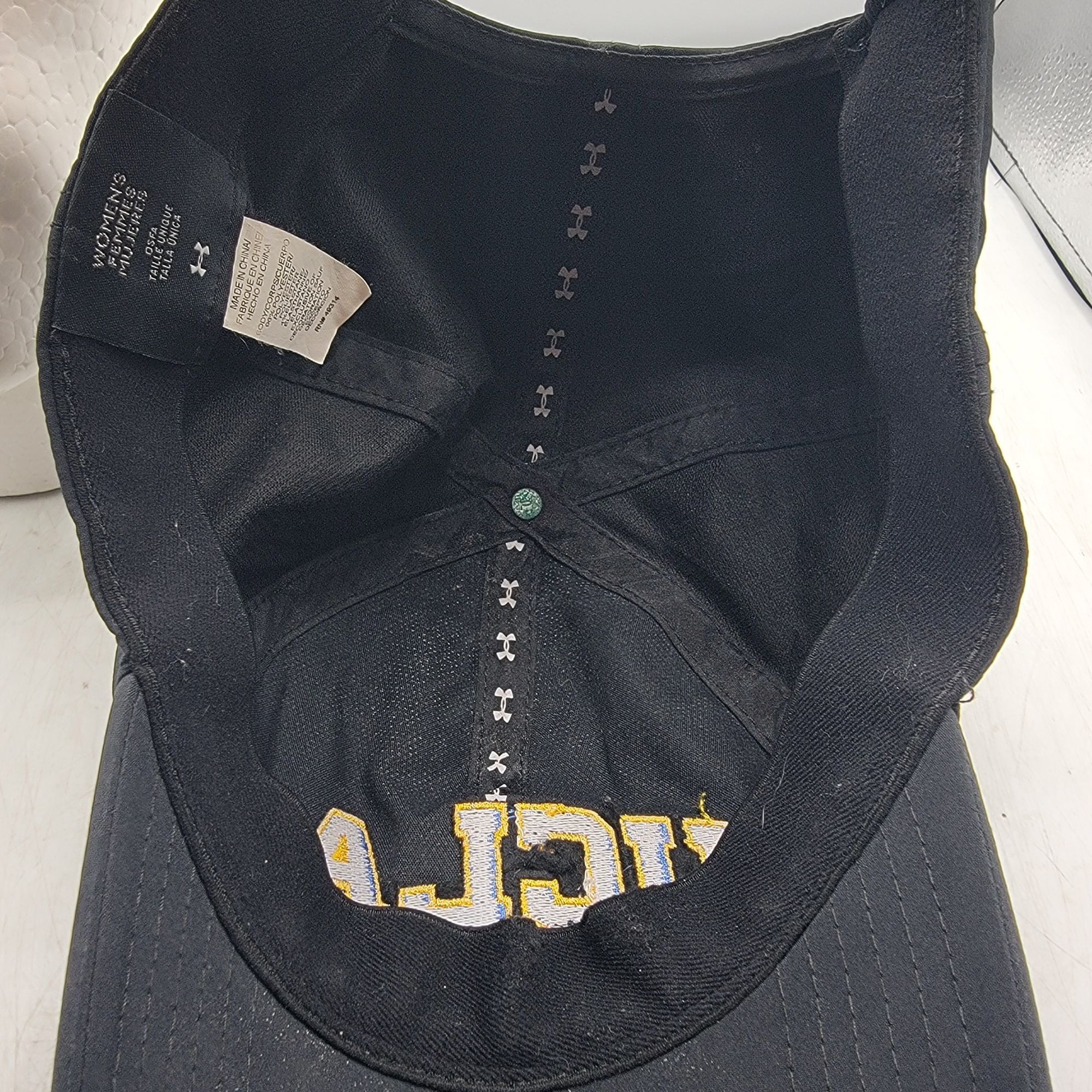 Under Armour Under Armour UCLA Womens Black Yellow Hat Cap Casual College Size ONE SIZE - 7 Thumbnail