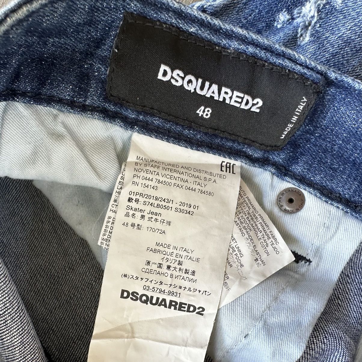 Dsquared2 Vintage Dsquared2 Faded Slim Denim Jean Pant W34 Size US 34 / EU 50 - 5 Thumbnail