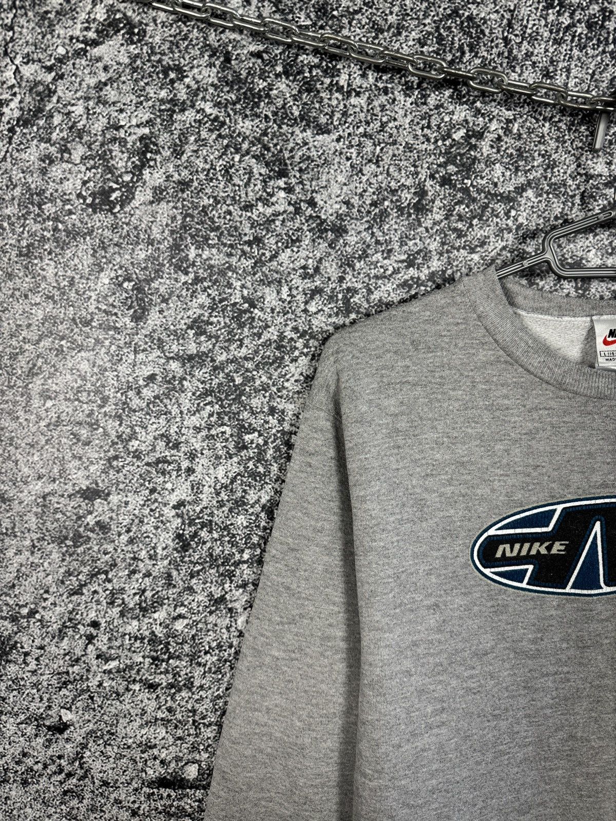 Nike Boys Nike Vintage 90s Sweatshirt Swoosh Logo Made in USA Size US XS / EU 42 / 0 - 3 Thumbnail