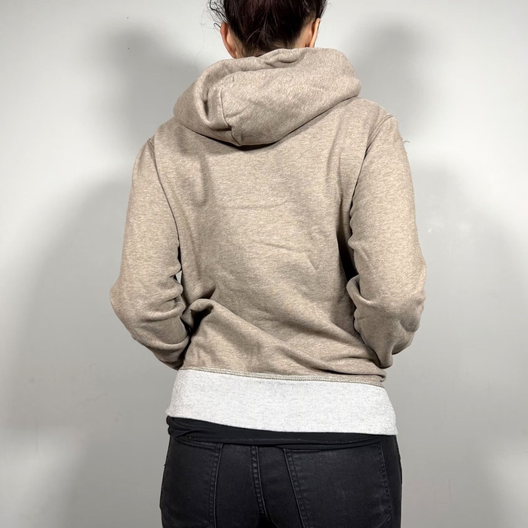American Eagle Outfitters Y2K American Eagle Hoodie Womens Medium Brown Logo Fleece Sweatshirt Size M / US 6-8 / IT 42-44 - 2 Thumbnail