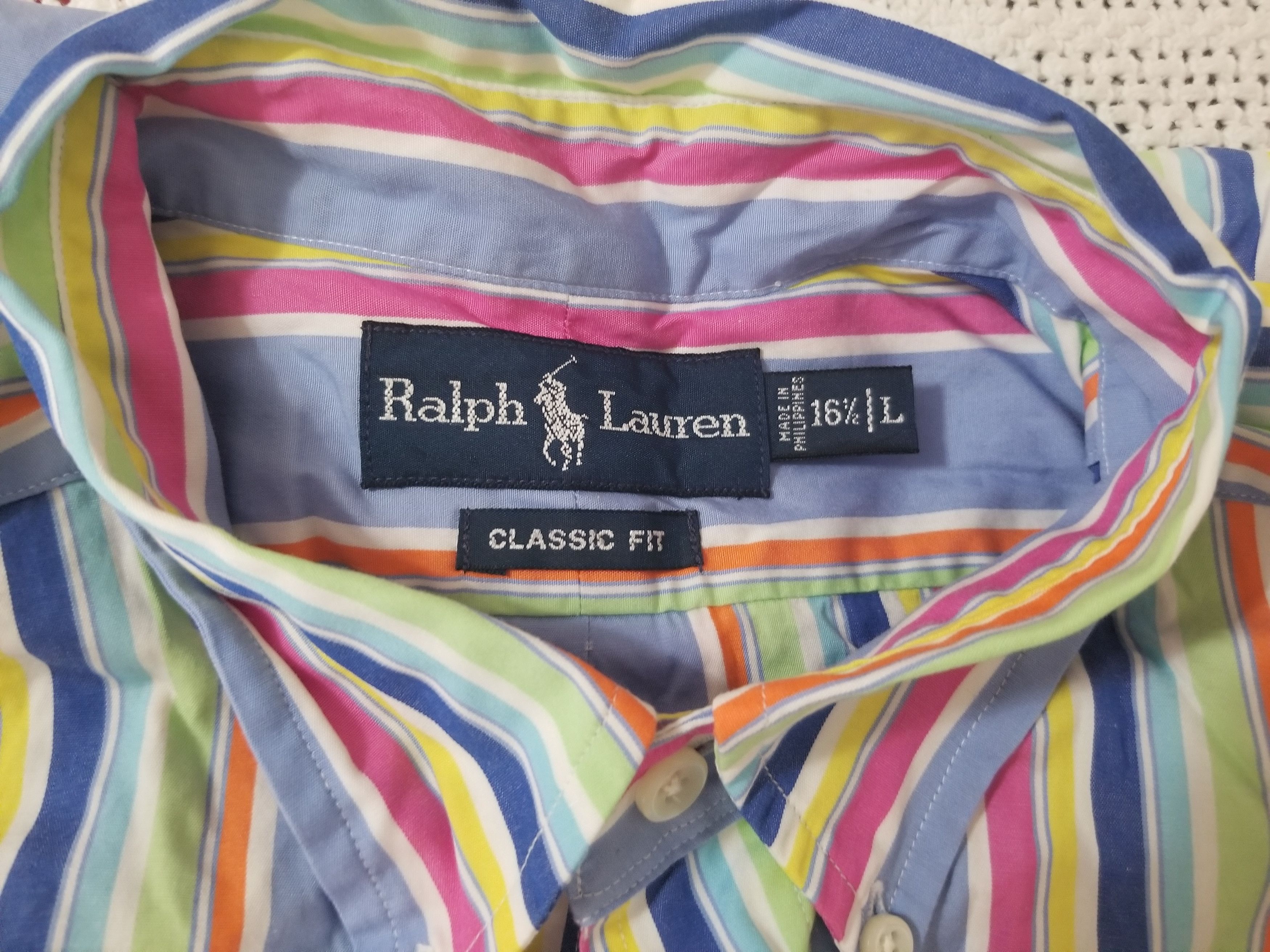 Polo Ralph Lauren MULTICOLOR STRIPES CASUAL Size US L / EU 52-54 / 3 - 4 Thumbnail