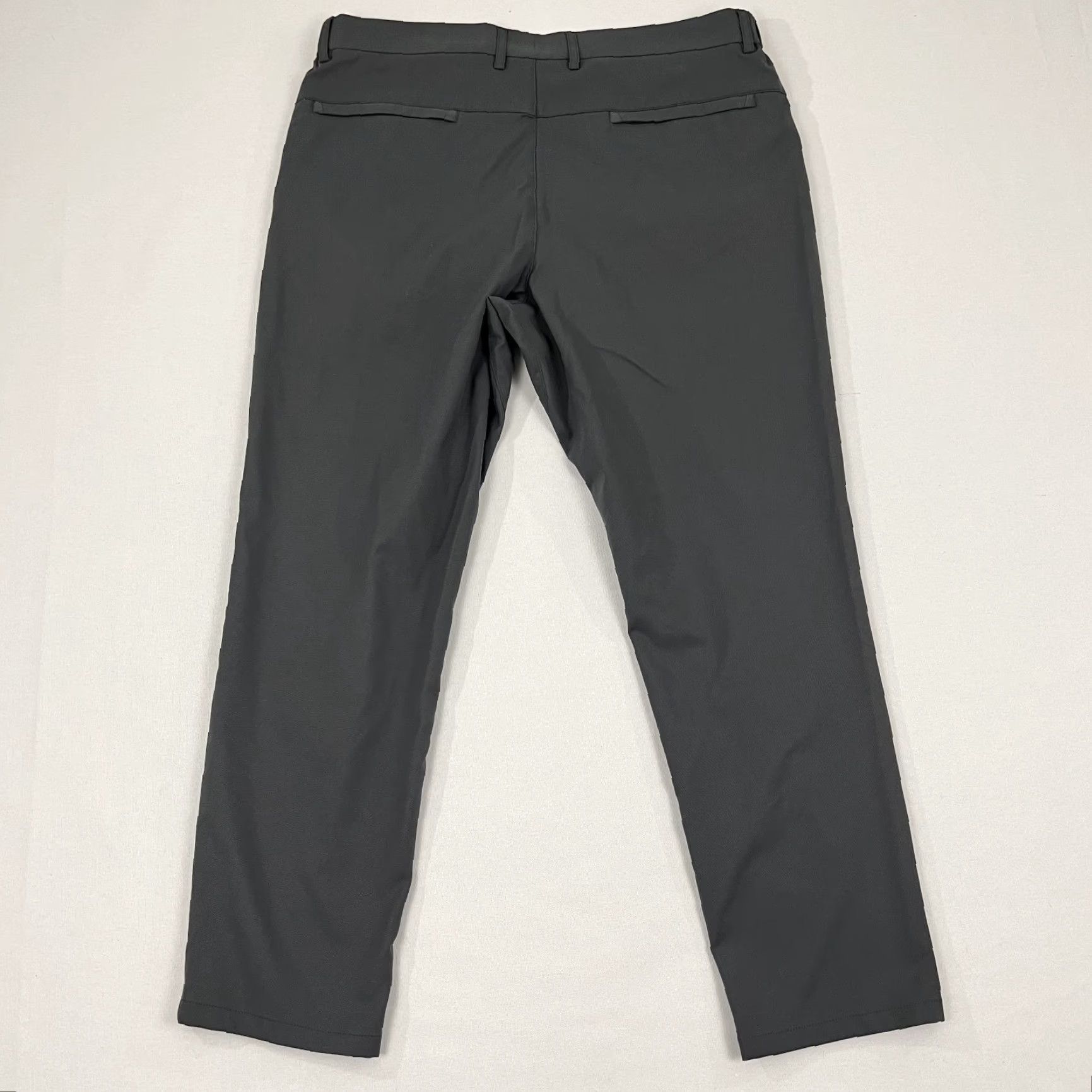 Vintage Jack Archer Jetsetter Tech Chino Pants Mens 35 x 27 Gray Slim Tapered 5-Pocket Business Travel Golf Pants Size US 35 - 6 Thumbnail