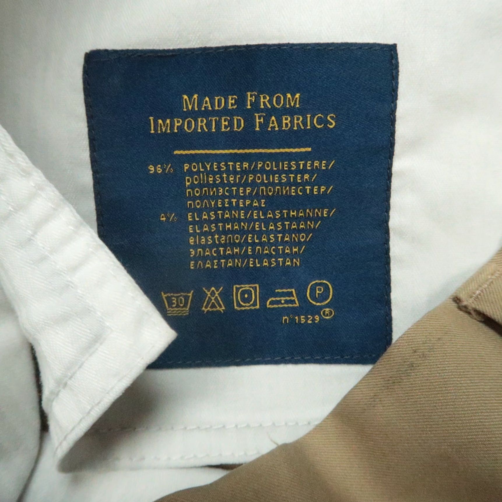 Polo Ralph Lauren Polo Ralph Lauren Pants Men 36x34 Khaki Stretch Classic Fit Performance Trouser Size US M / EU 48-50 / 2 - 4 Thumbnail