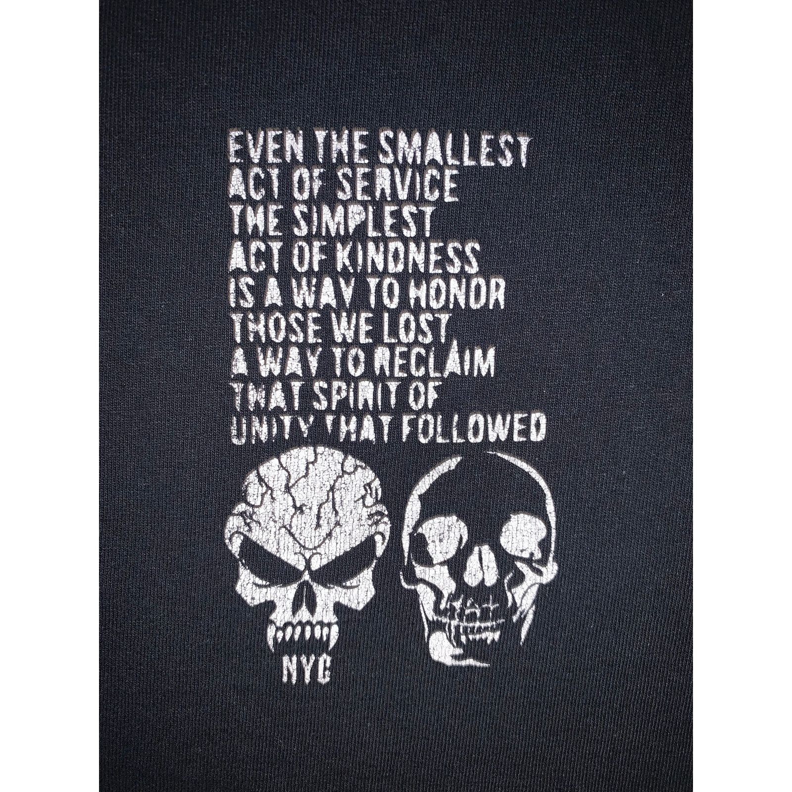Other × Vintage NYC Punishers 9/11 Memorial T Shirt 2XL Twin Towers Biker Size US XXL / EU 58 / 5 - 6 Thumbnail