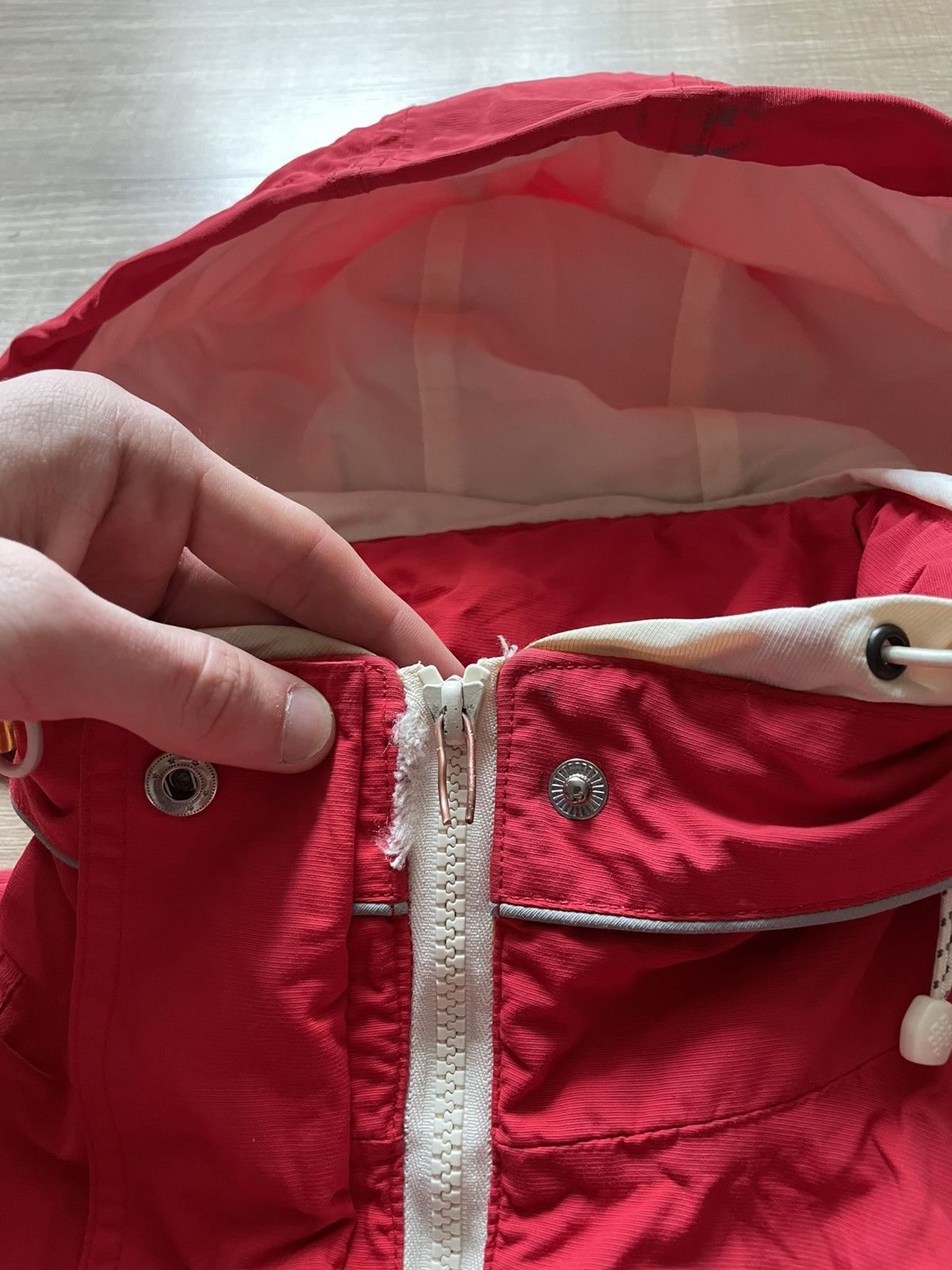 Other Vintage 90s Sherpa Women’s Ski Jacket Hooded Windbreaker Size M / US 6-8 / IT 42-44 - 14 Thumbnail