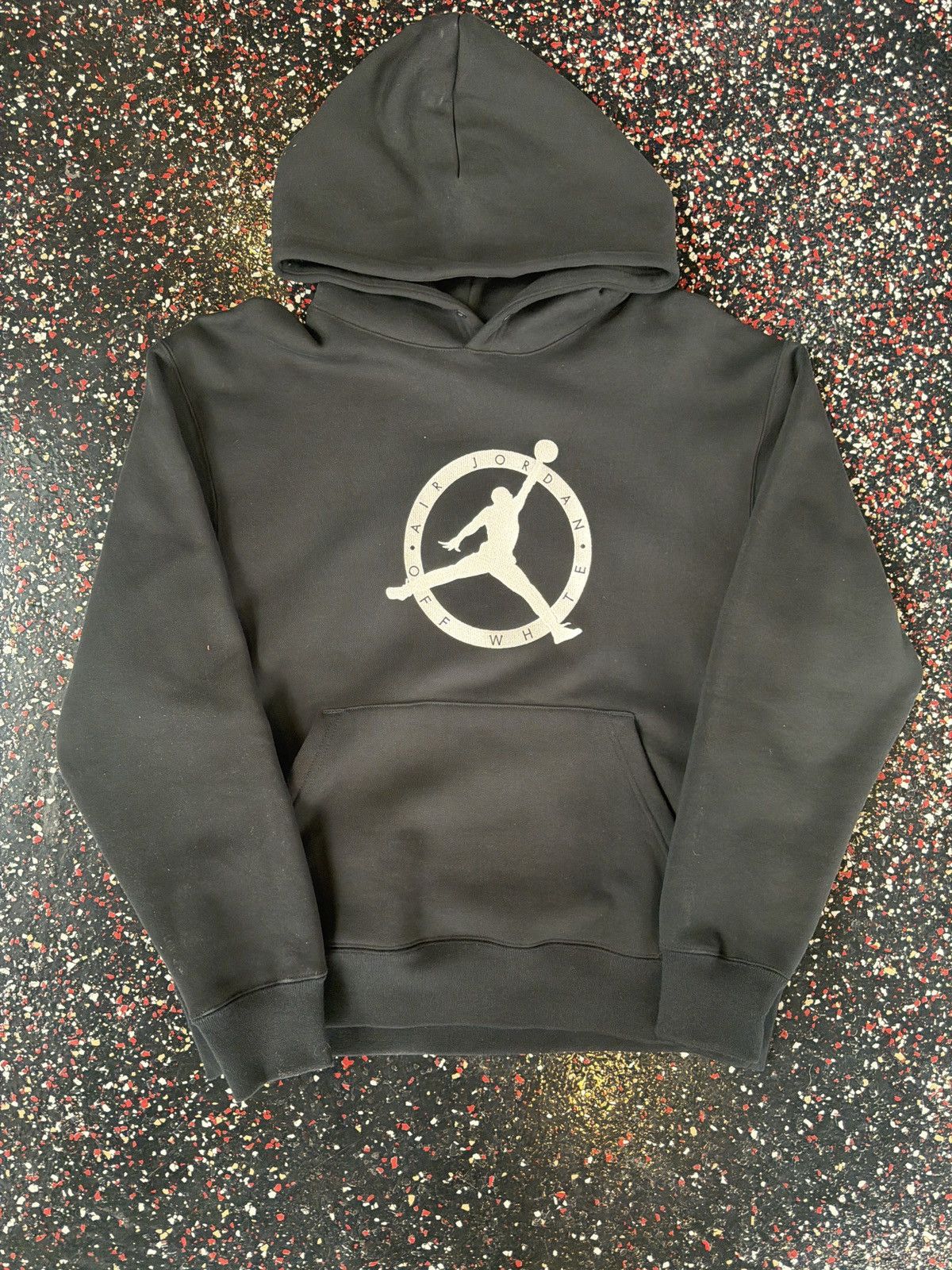 Jordan Brand × Off-White Off White x Jordan Black Hoodie Size US L / EU 52-54 / 3 - 1 Thumbnail