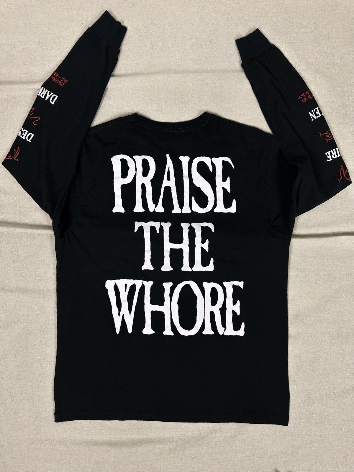 Other 1995 Cradle Of Filth ‘Praise The Whore’ Longsleeve Size US XL / EU 56 / 4 - 2 Thumbnail