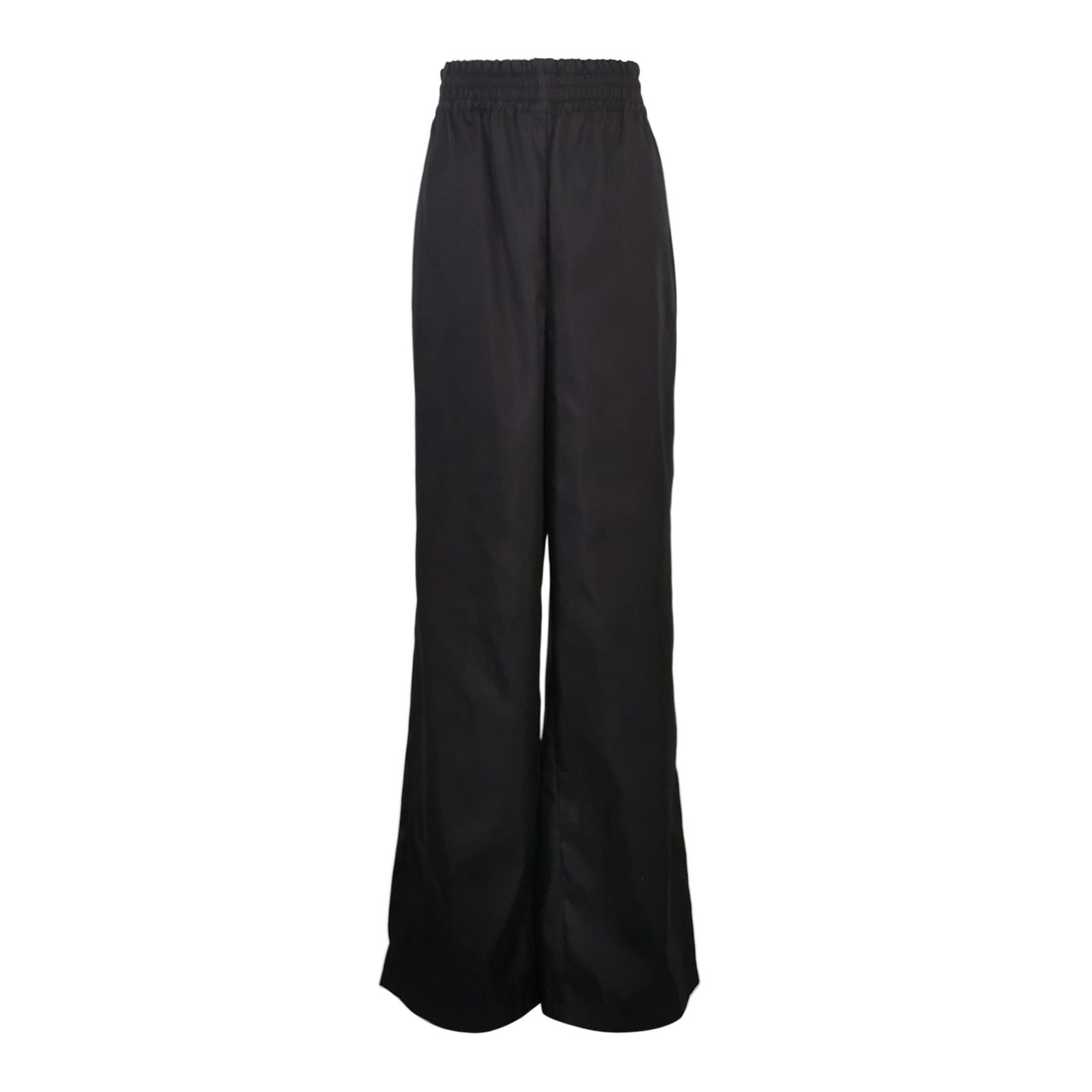 Prada Prada Logo-Embellished Black Trousers - dmc Size 42" / US 20 - 1 Thumbnail