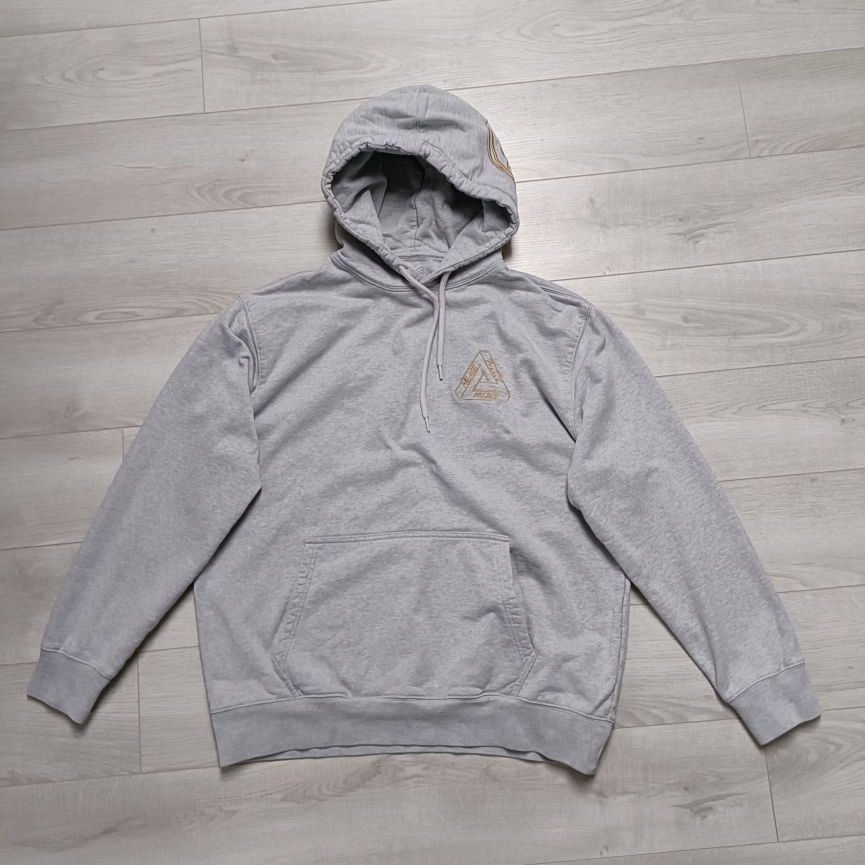 Palace Men's Gray Cotton Hoodie ! Size US M / EU 48-50 / 2 - 1 Thumbnail