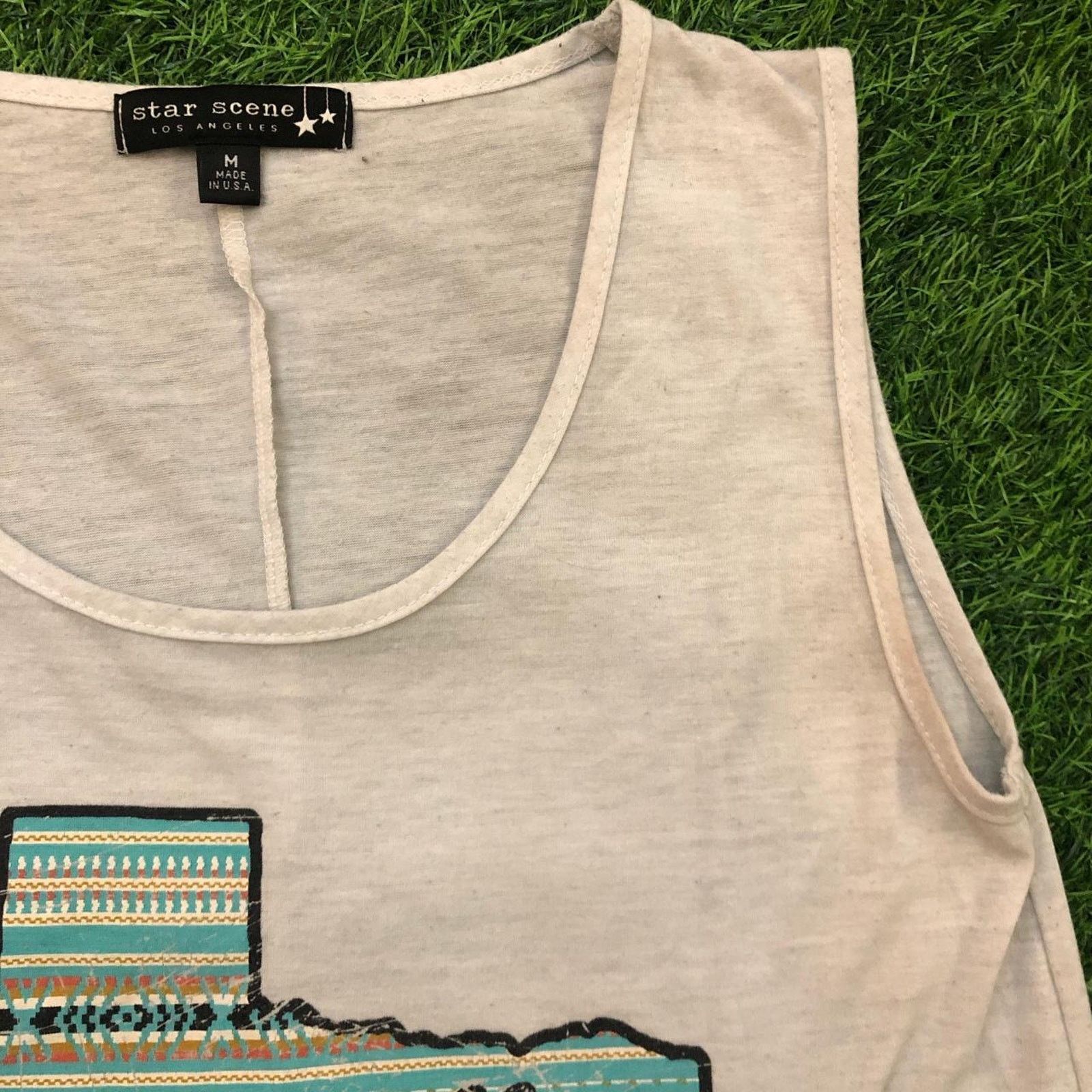 Other Women’s Star Scene Texas ‘Locally Grown’ Graphic Tank Top Size M / US 6-8 / IT 42-44 - 4 Thumbnail