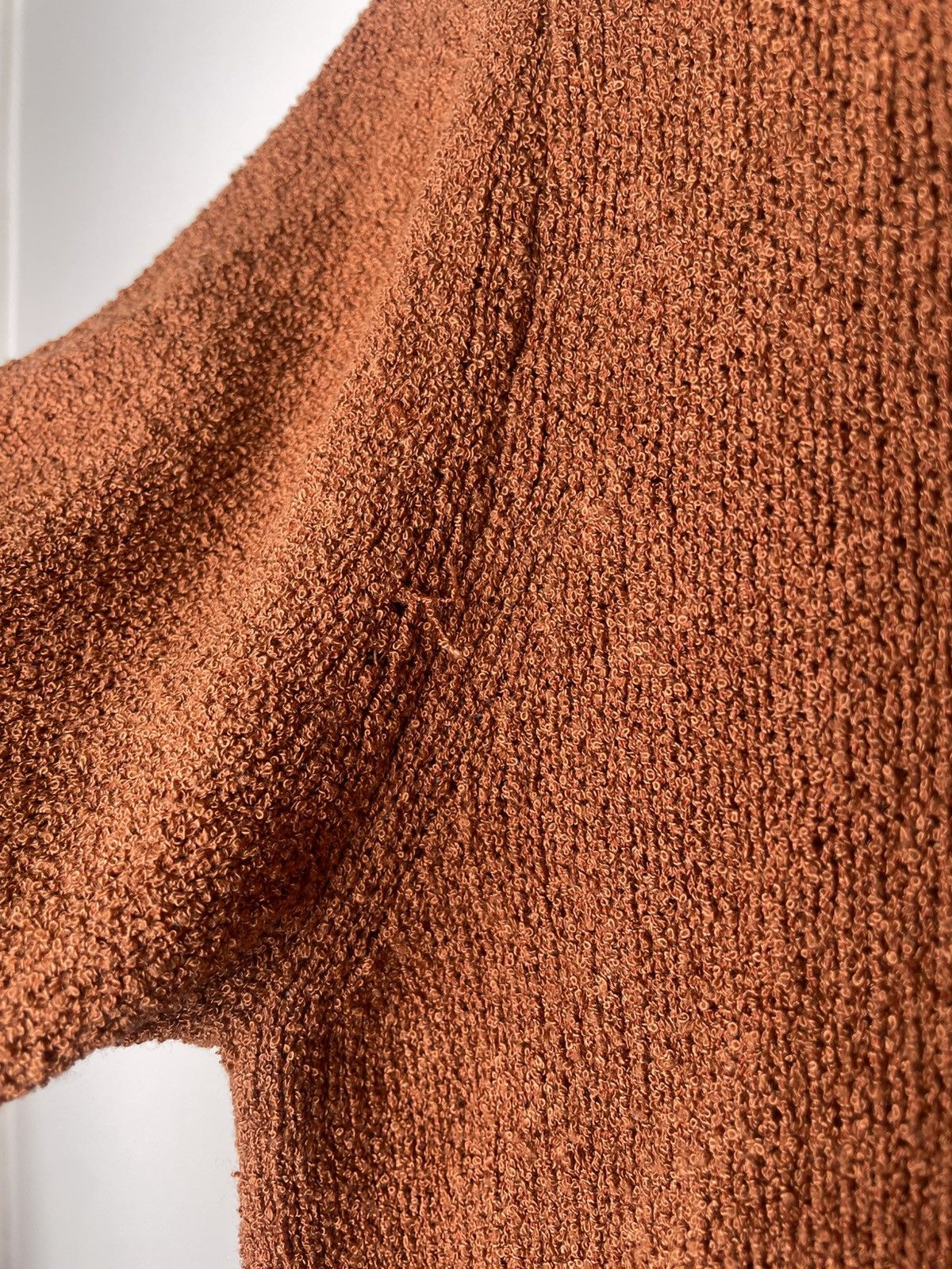 Frank And Oak Frank And Oak Textured Knit Sweater – Rust Brown (S) Size US S / EU 44-46 / 1 - 8 Thumbnail