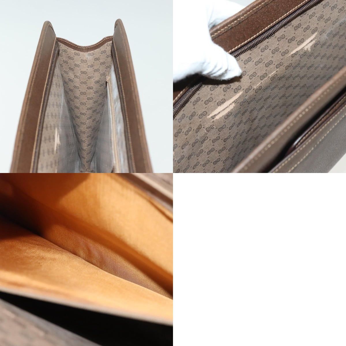 Gucci GUCCI Business Bag Leather Beige 015 14 015 14 Size ONE SIZE - 12 Thumbnail