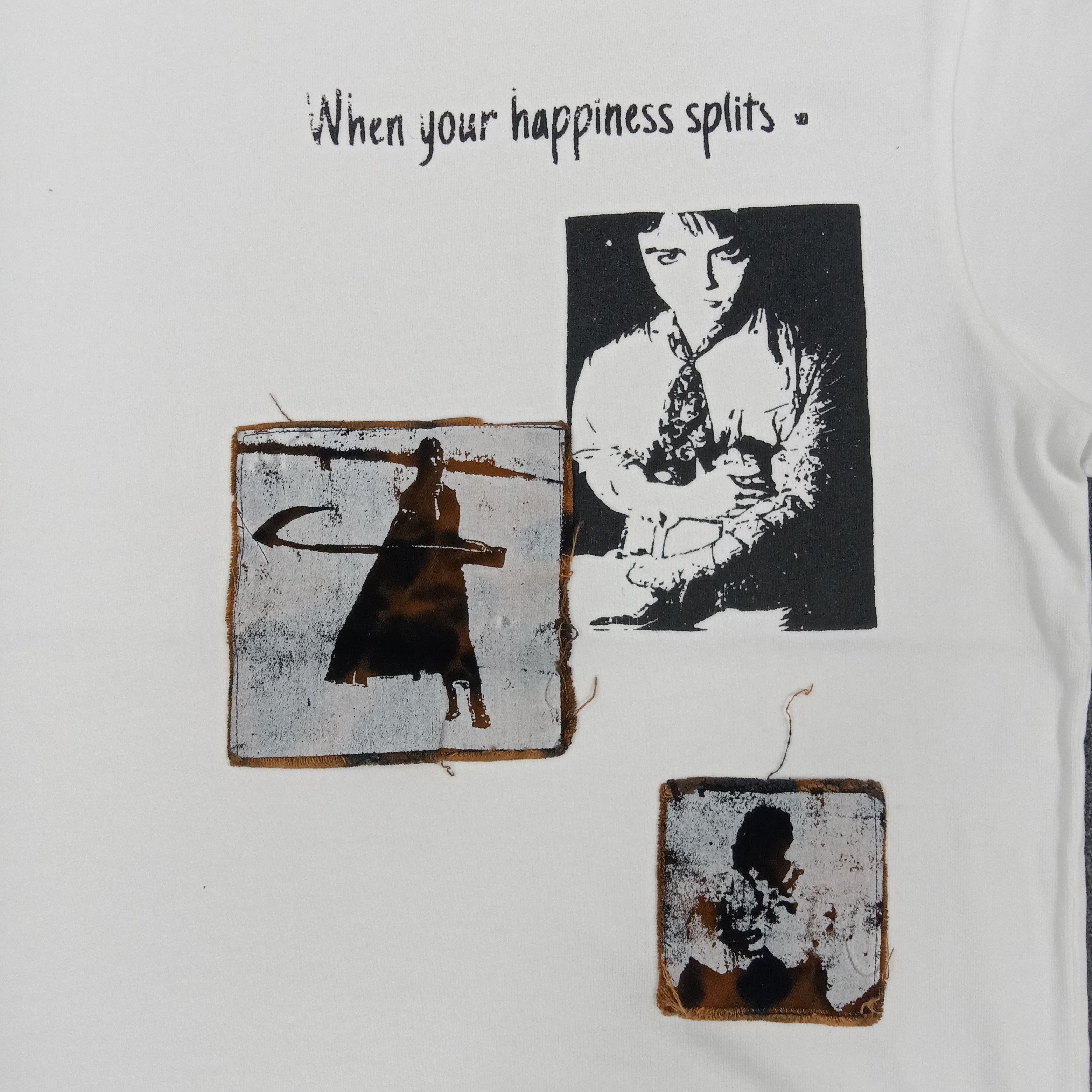Vintage Patches Art Design Raf Simons Tshirt Size US L / EU 52-54 / 3 - 3 Thumbnail