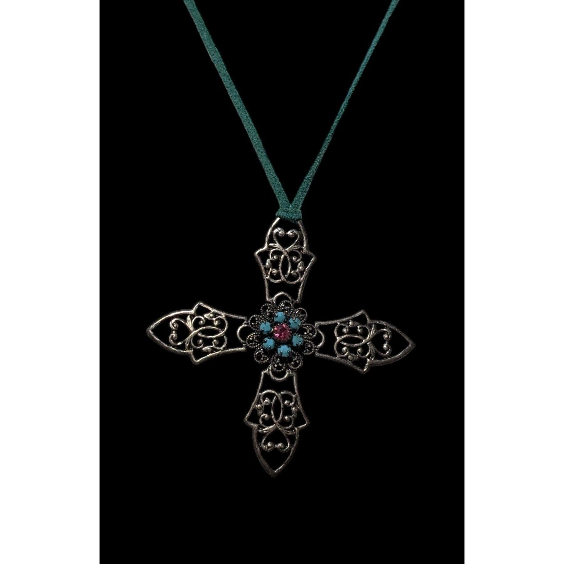 Express Express Retro Celtic Cross Pendant Necklace Size ONE SIZE - 4 Thumbnail