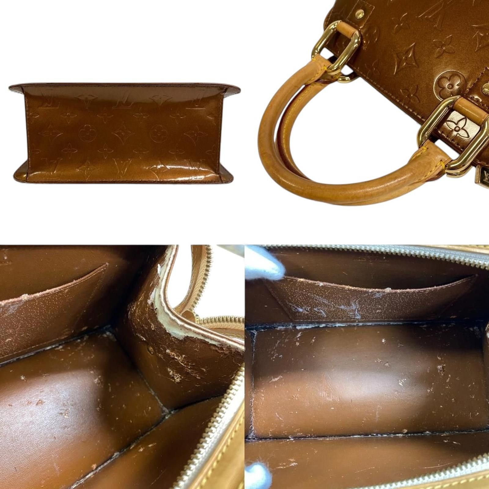Louis Vuitton Louis Vuitton - Vernis Leather Satchel Bag Brown Size ONE SIZE - 2 Thumbnail