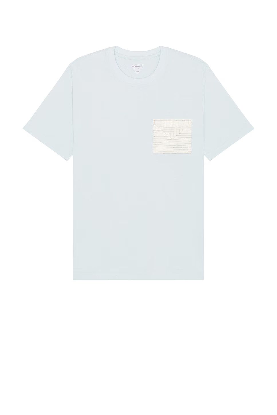 Bottega Veneta o1loc1c0426 804281 Pima Cotton Jersey T-Shirt in Light Blue Size US S / EU 44-46 / 1 - 1 Thumbnail
