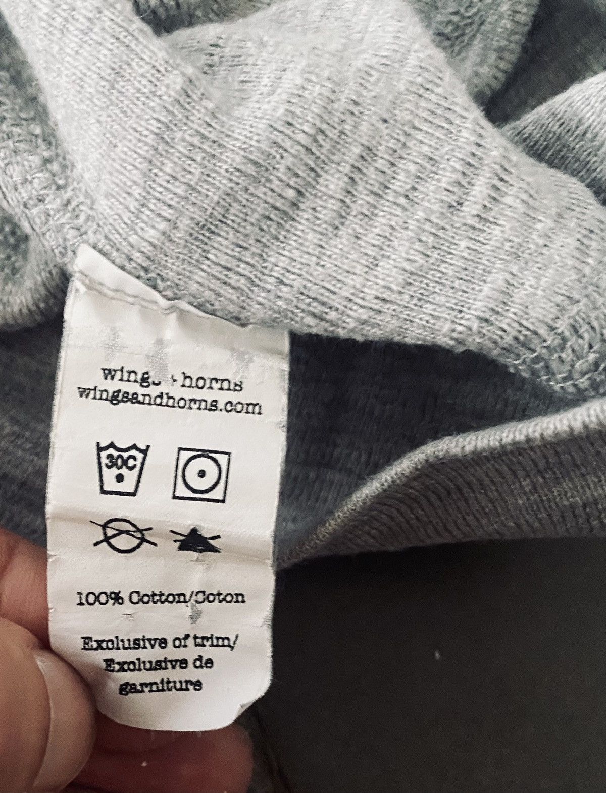 Wings + Horns Wings + Horns Slub zip Sweat-Shirt Size US M / EU 48-50 / 2 - 4 Thumbnail