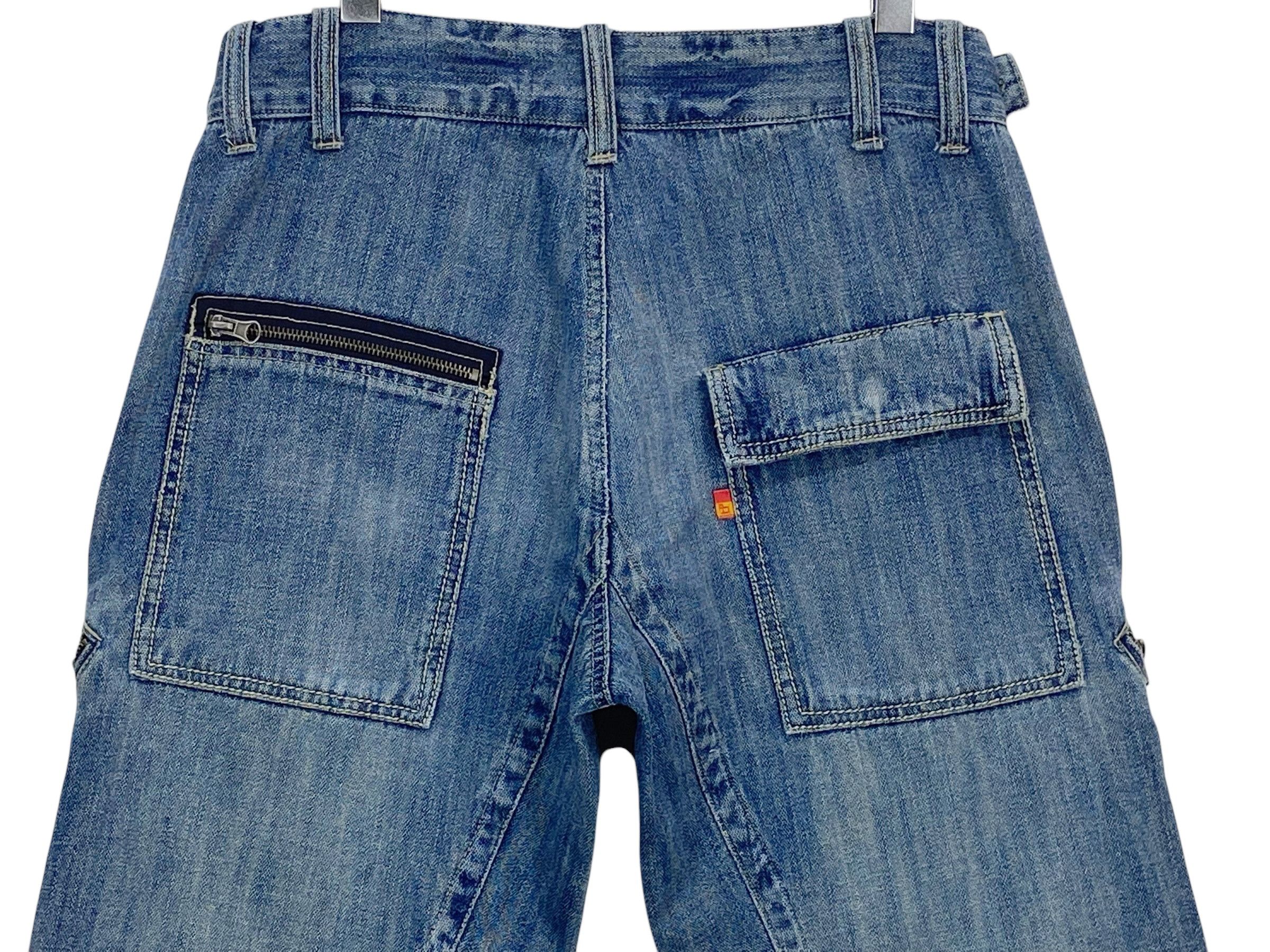 Japanese Brand Cargo Pants Baker Pocket Rodeo Crowns Pants Size US 31 - 5 Thumbnail