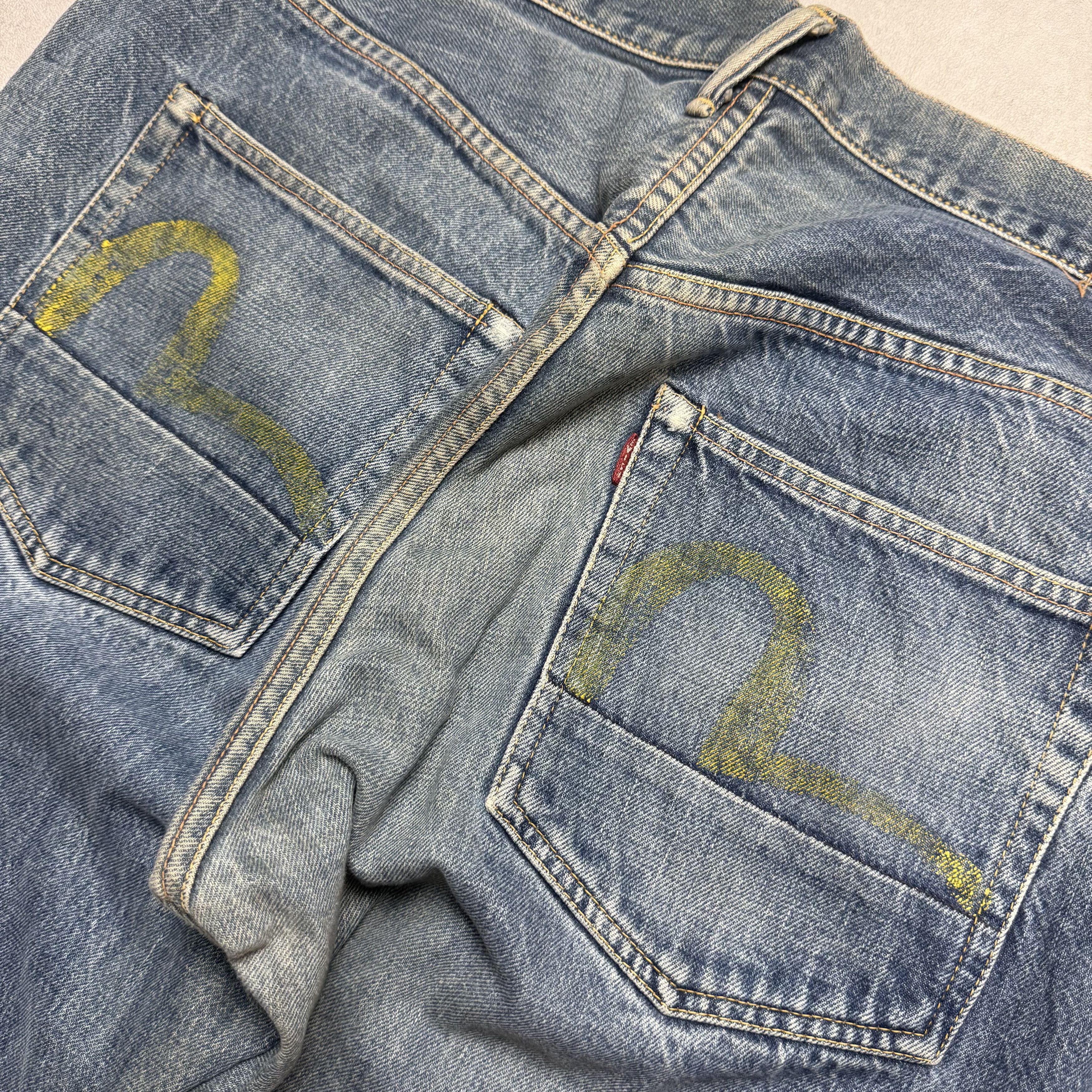 Evisu Vintage Evisu Selvedge Jeans Distressed Denim Size US 38 / EU 54 - 8 Thumbnail