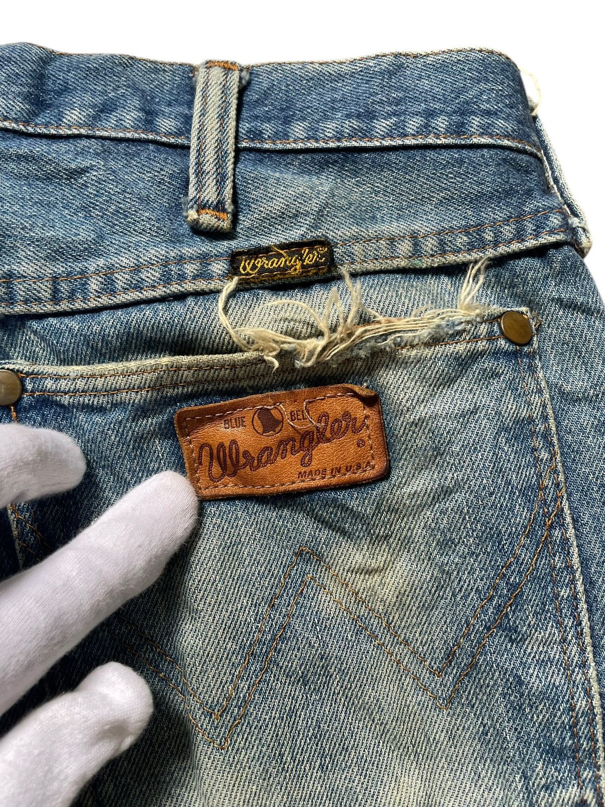 Vintage Vintage Wrangler Bluebell 60s Straight Fit Jeans Size US 32 / EU 48 - 14 Thumbnail