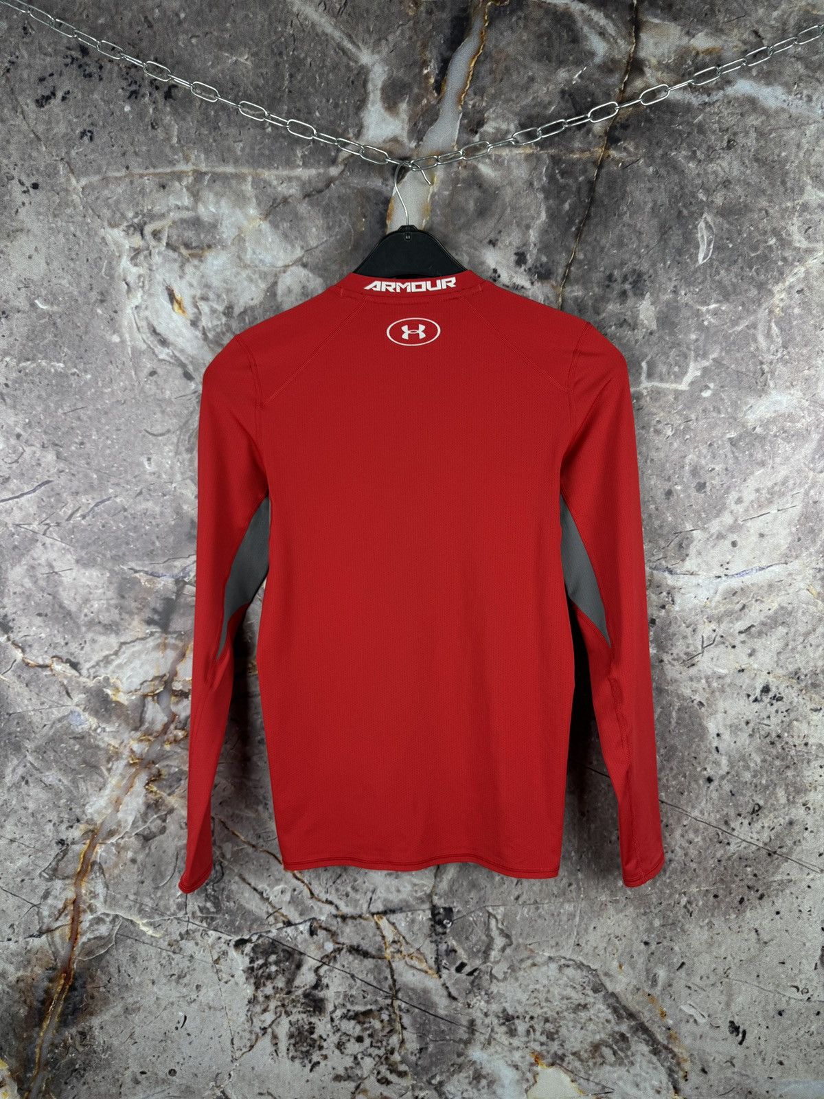 Under Armour Under Armour Men’s Compression Long Sleeve Shirt Red Size M Size US M / EU 48-50 / 2 - 10 Thumbnail