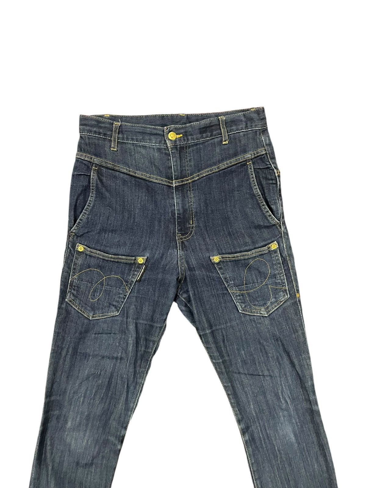 Issey Miyake Mercibeaucoup Issey Miyake Drop Crotch Jeans Size US 30 / EU 46 - 7 Thumbnail