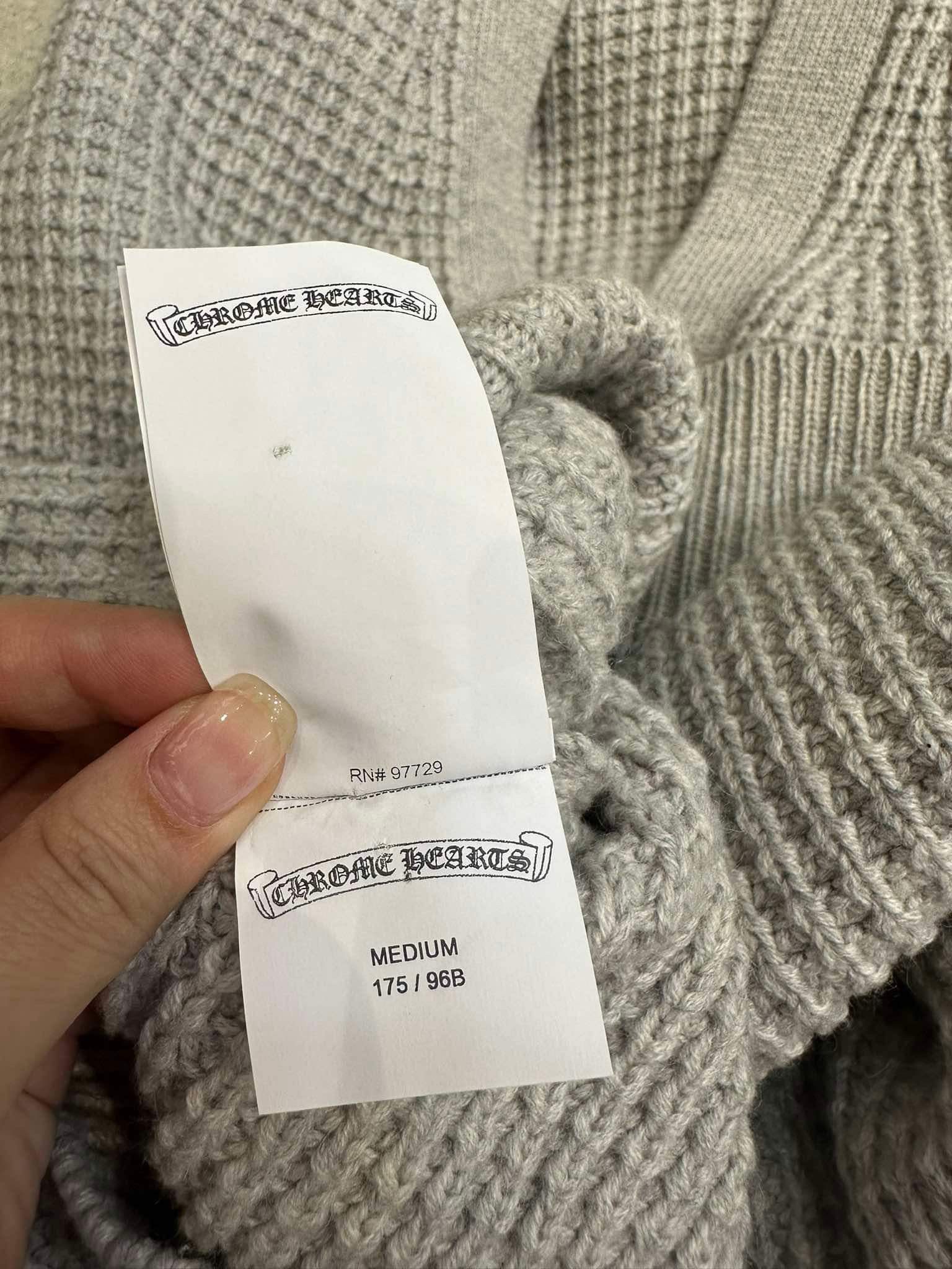Chrome Hearts CHROME HEARTS Cross Patch Cashmere Cardigan Size US M / EU 48-50 / 2 - 7 Thumbnail