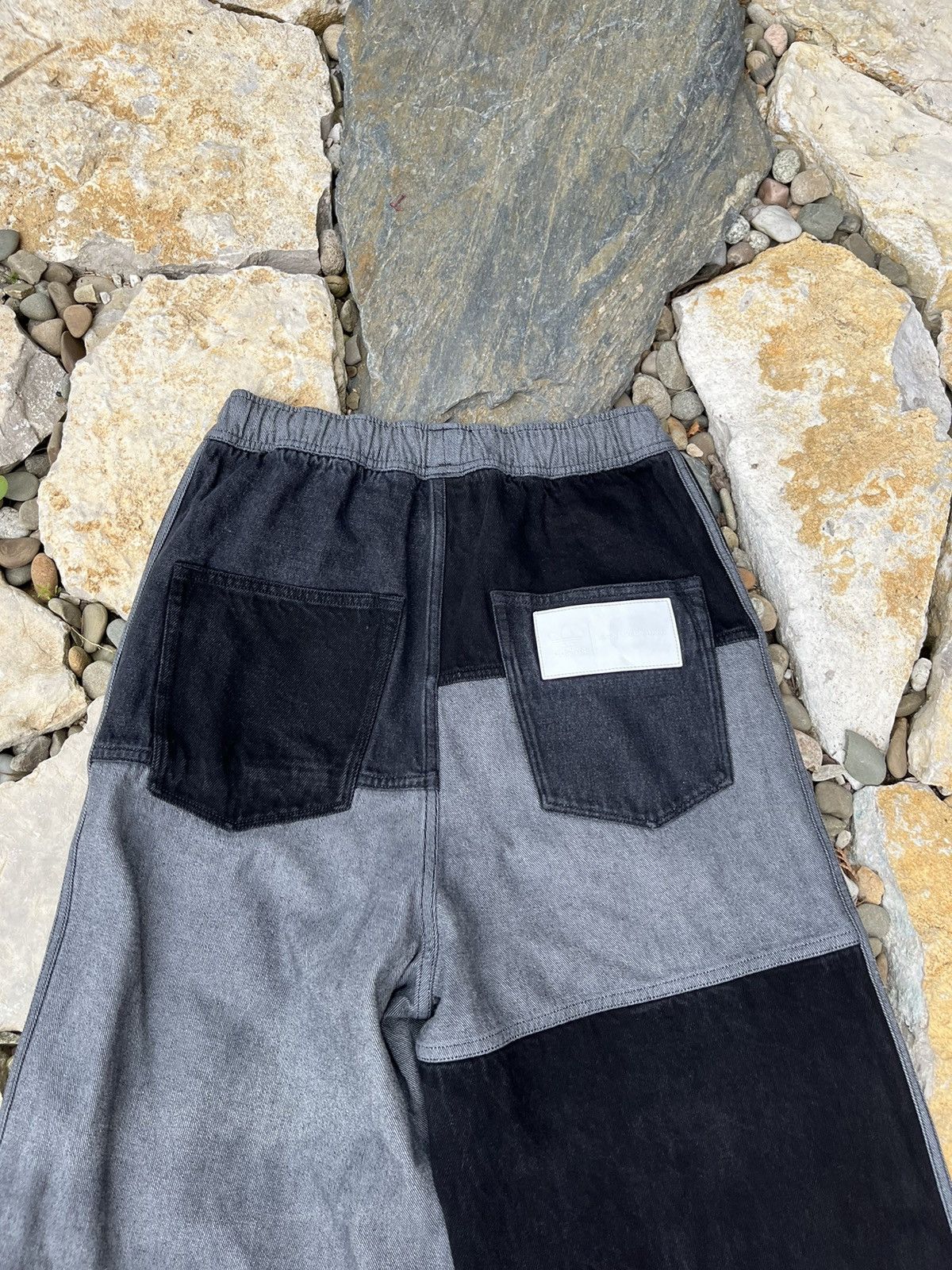 Adidas Adidas x Ksenia Schnaider patchwork sample baggy jeans pants Size 26" / US 2 / IT 38 - 18 Thumbnail