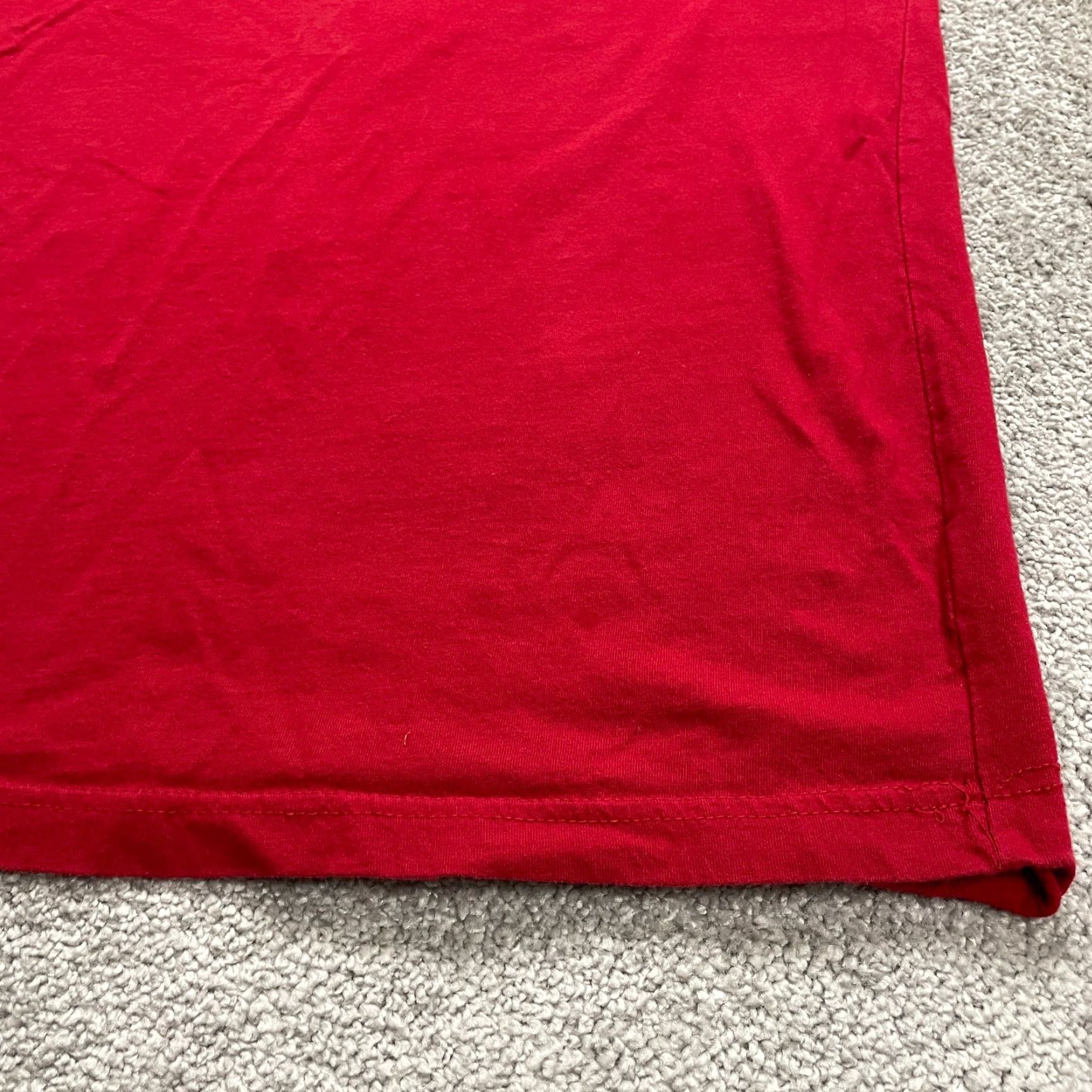 George George Casual Cotton Long Sleeve Tee Shirt Womens Large Red Crew Neck Classic Size L / US 10 / IT 46 - 5 Thumbnail