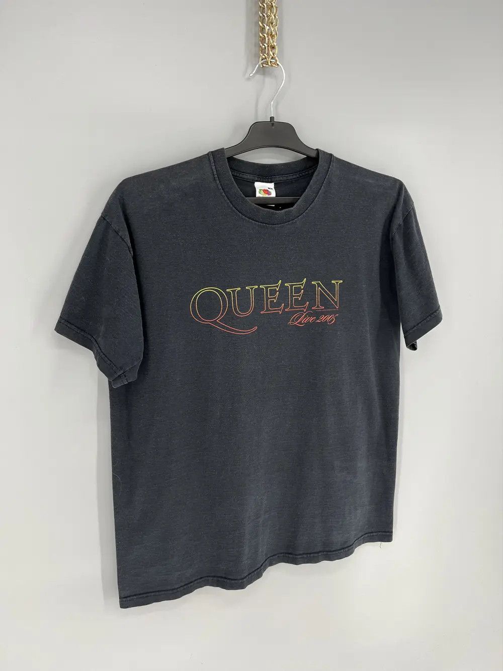 Band Tees Vintage 2005 Queen Tour Band Tee Dead Horror Print Band Rock Size US M / EU 48-50 / 2 - 2 Thumbnail