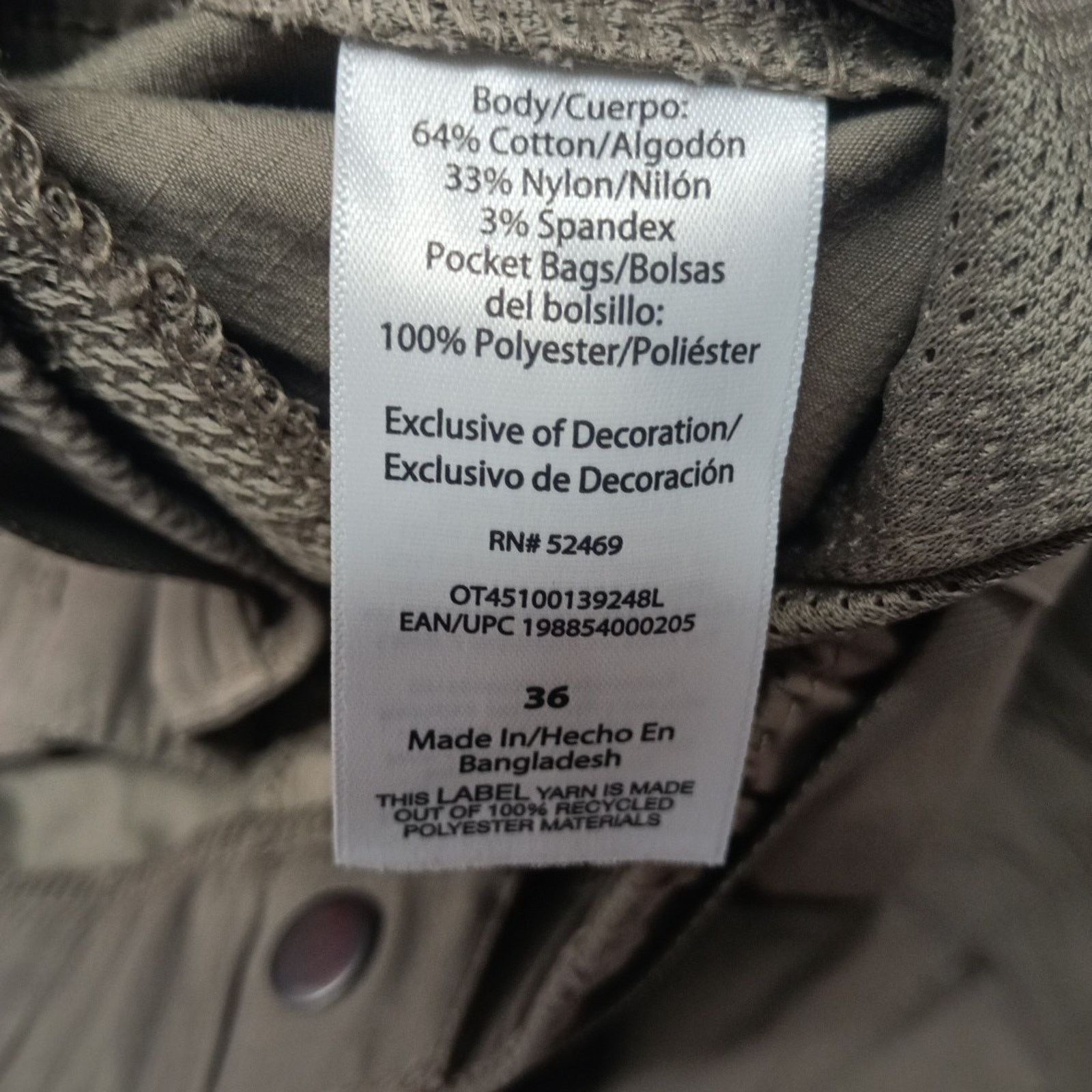 Other Ozark Trail Zip Off Convert Cargo Pants Men Size 36x30 Taupe Size US 36 / EU 52 - 9 Thumbnail