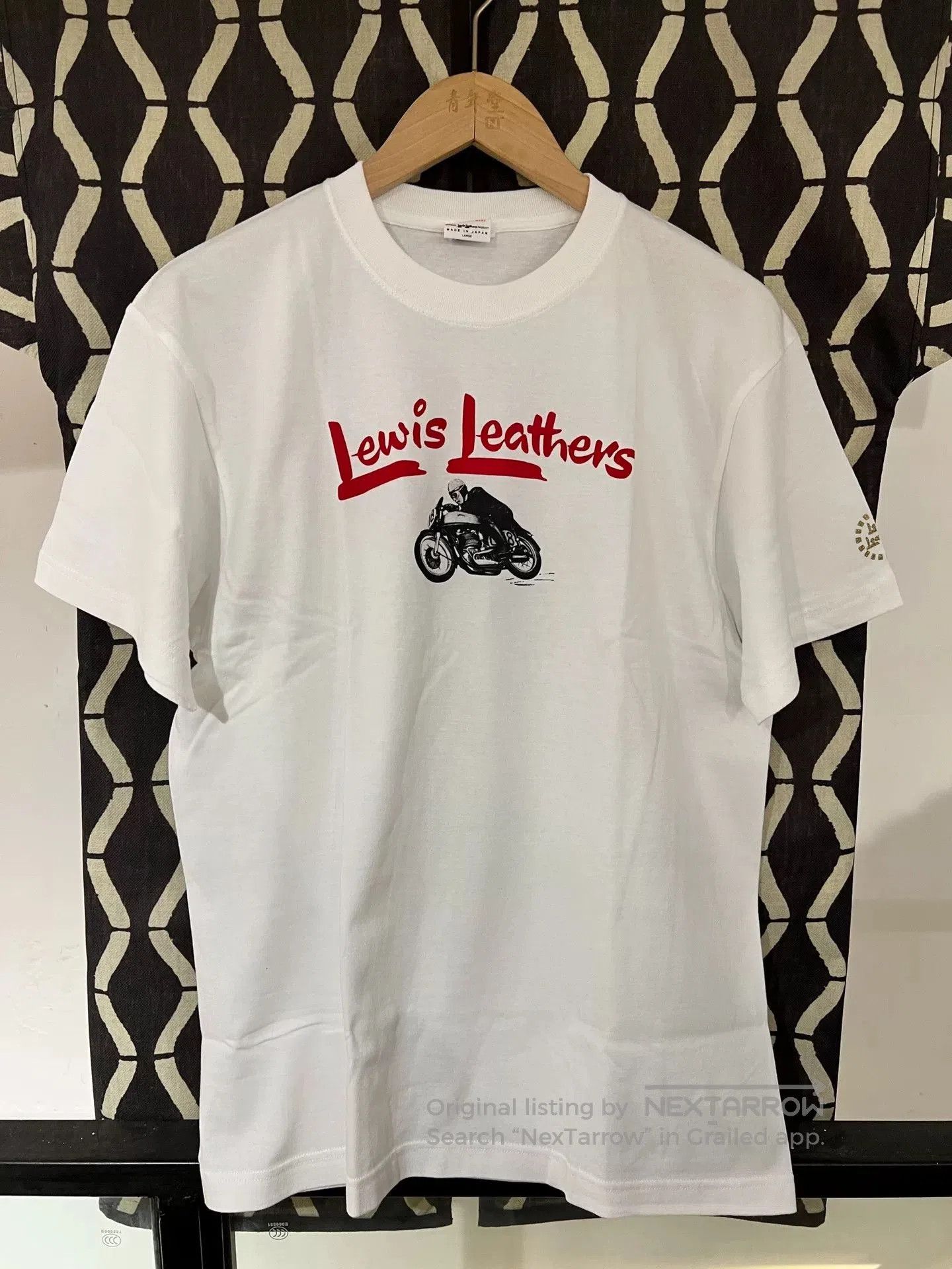 Lewis Leathers Lewis Leathers Classic Short Sleeve T-Shirt. Size US L / EU 52-54 / 3 - 1 Thumbnail