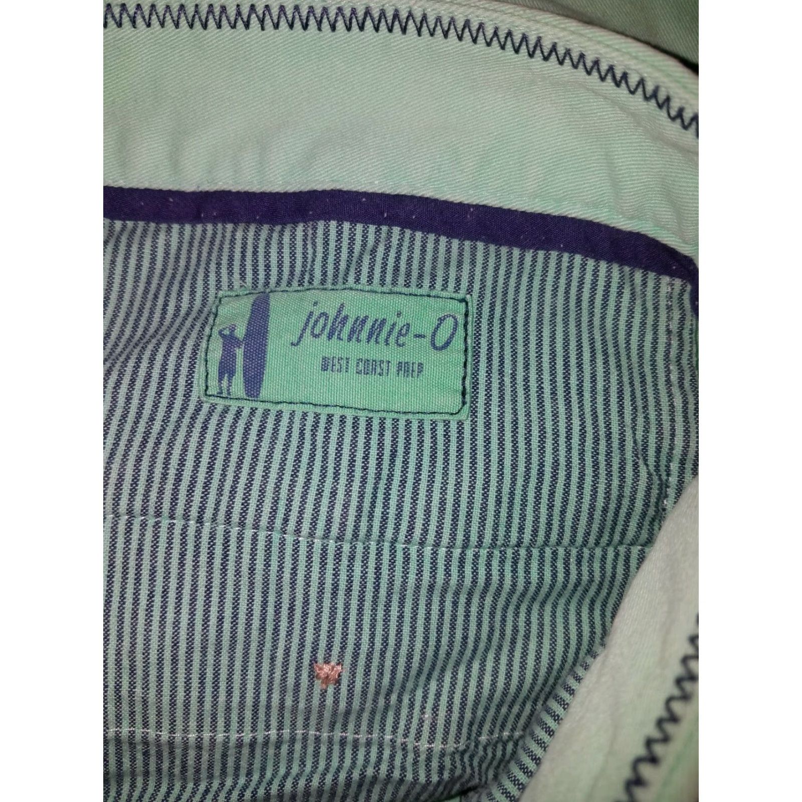 johnnie-O Johnnie-O Mens Casual Chino Shorts Size 33 Blue Size US 33 - 5 Thumbnail