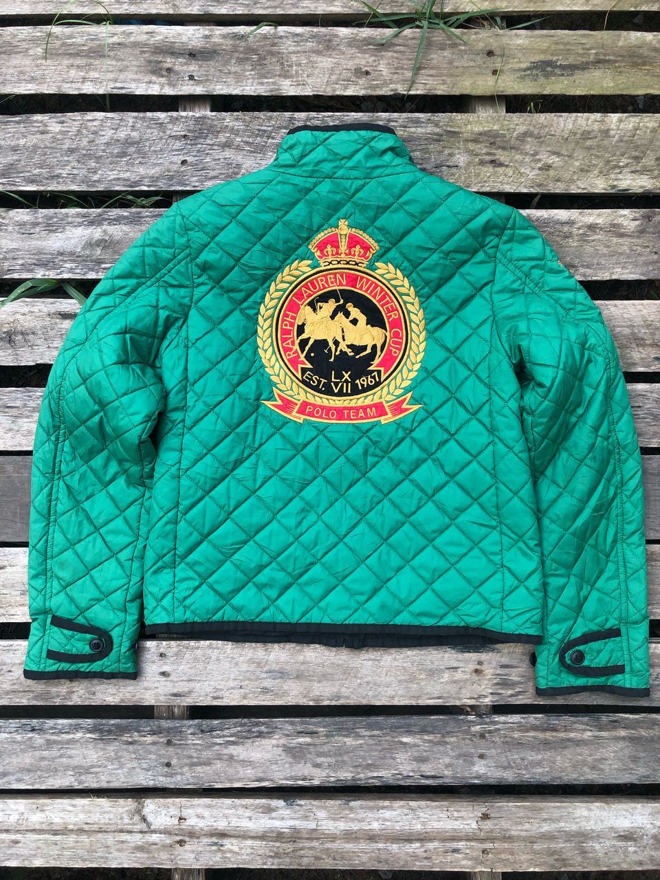 Polo Ralph Lauren × Ralph Lauren × Vintage Vintage Polo Ralph Lauren Big Logo Quilted Jacket Size US XS / EU 42 / 0 - 1 Thumbnail