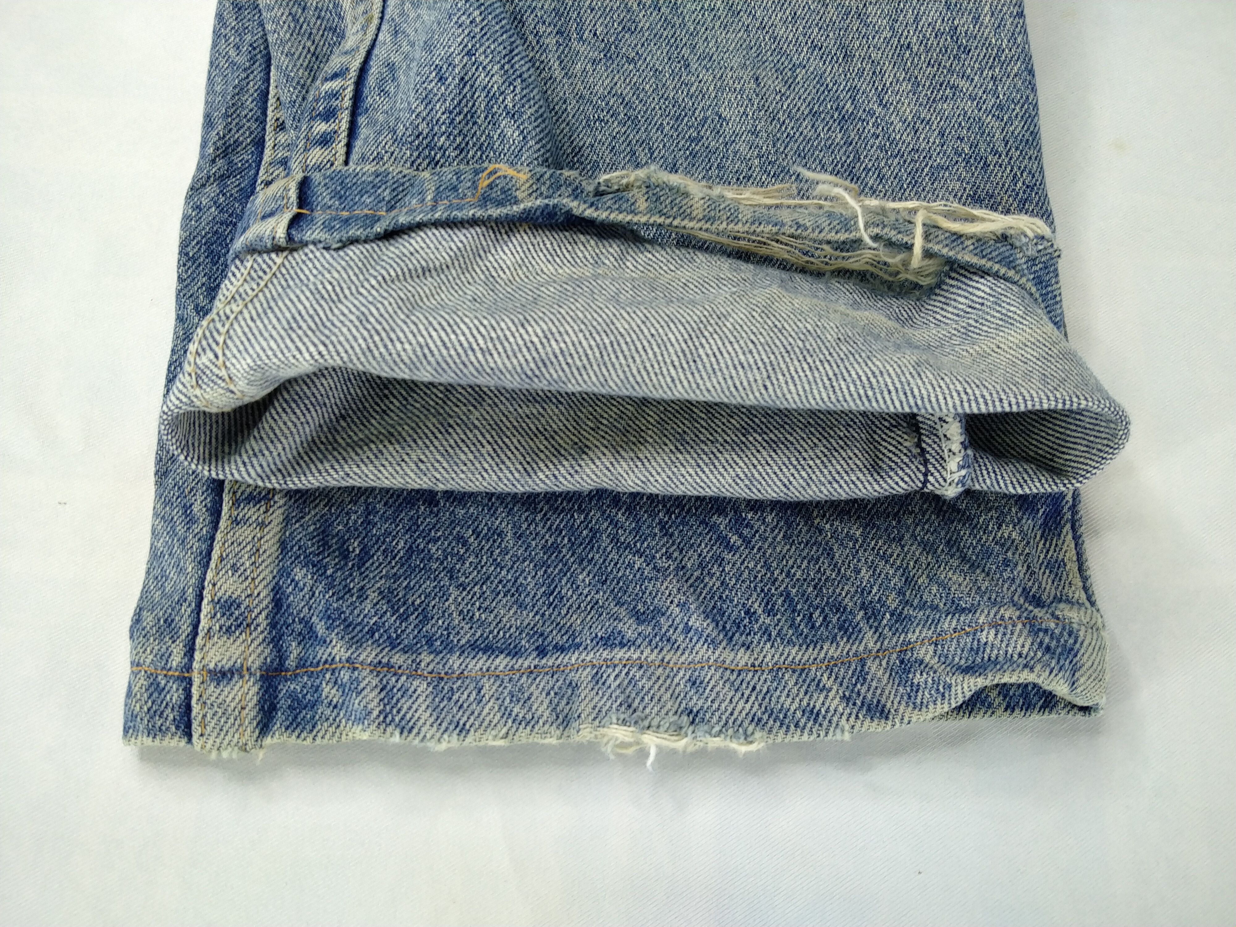 Wrangler Dirty Blue Wrangler Distressed Denim 34x28 -JN472 Size US 34 / EU 50 - 12 Thumbnail