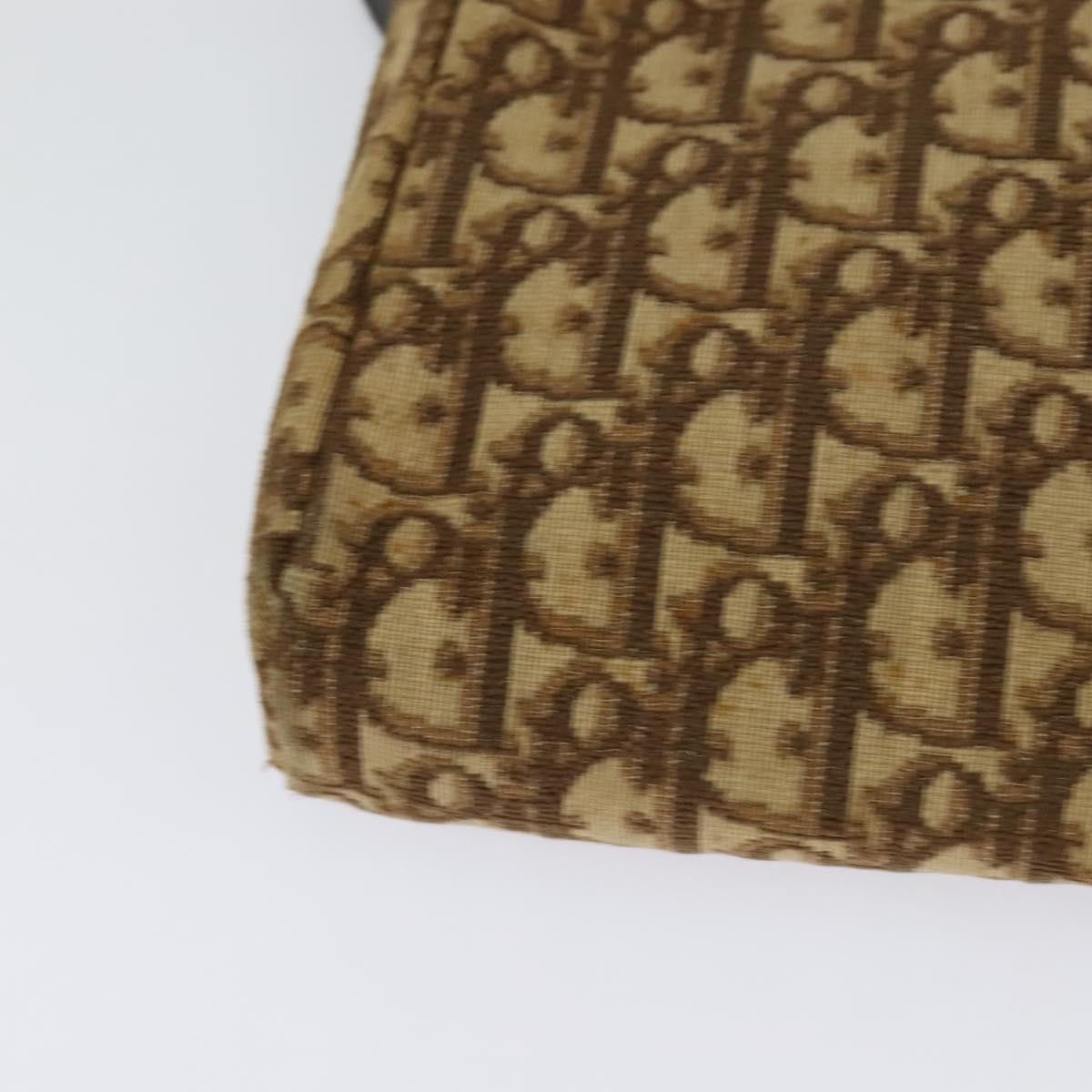 Dior DIOR Trotter Canvas Shoulder Bag Brown Gold Size ONE SIZE - 15 Thumbnail