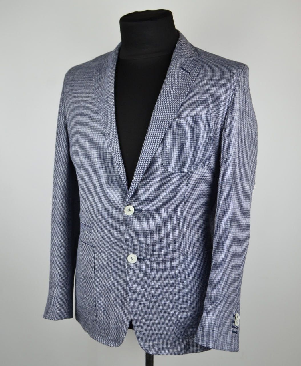 Corneliani Corneliani ID Blazer Two buttons Flax Cotton Men Size 48 R Size 48R - 2 Thumbnail