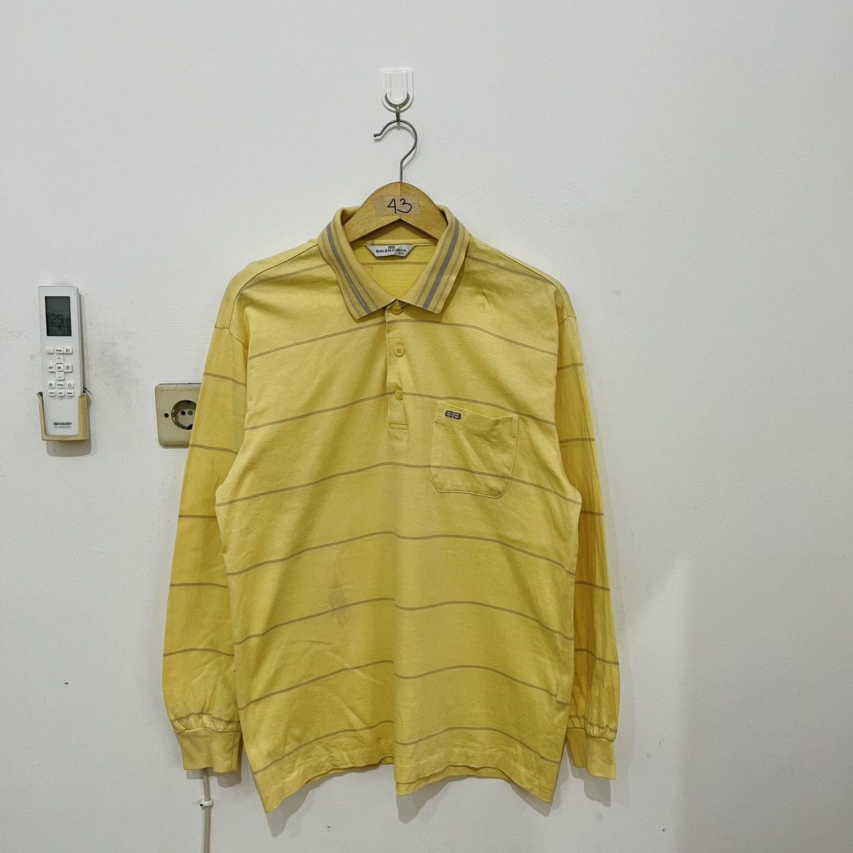 Balenciaga Balenciaga longsleeve polo shirt Size US L / EU 52-54 / 3 - 1 Thumbnail