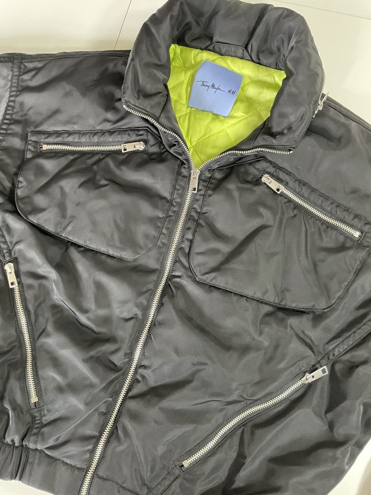H&M × Mugler × Thierry Mugler Mugler hm bomber jacket Size US S / EU 44-46 / 1 - 3 Thumbnail