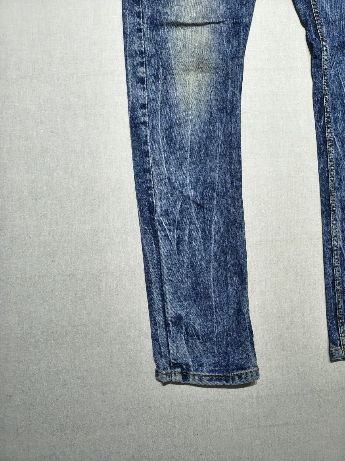 Japanese Brand INSANE KARAKURI STYLE EMBROIDERY JIZO JAPANESE JEANS (022) Size 36" / US 14 / IT 50 - 10 Thumbnail