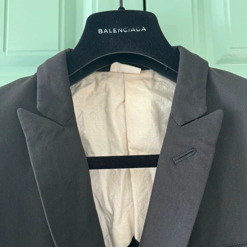 Comme des Garcons Comme Des Garcons XSBlack slim fit wool suit 2502-Nextarro Size US XS / EU 42 / 0 - 6 Thumbnail