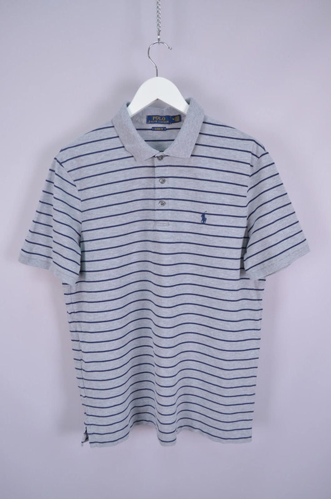 Polo Ralph Lauren Mens Polo Ralph Lauren Grey Polo Shirt Size M Classic Fit Size US M / EU 48-50 / 2 - 1 Thumbnail