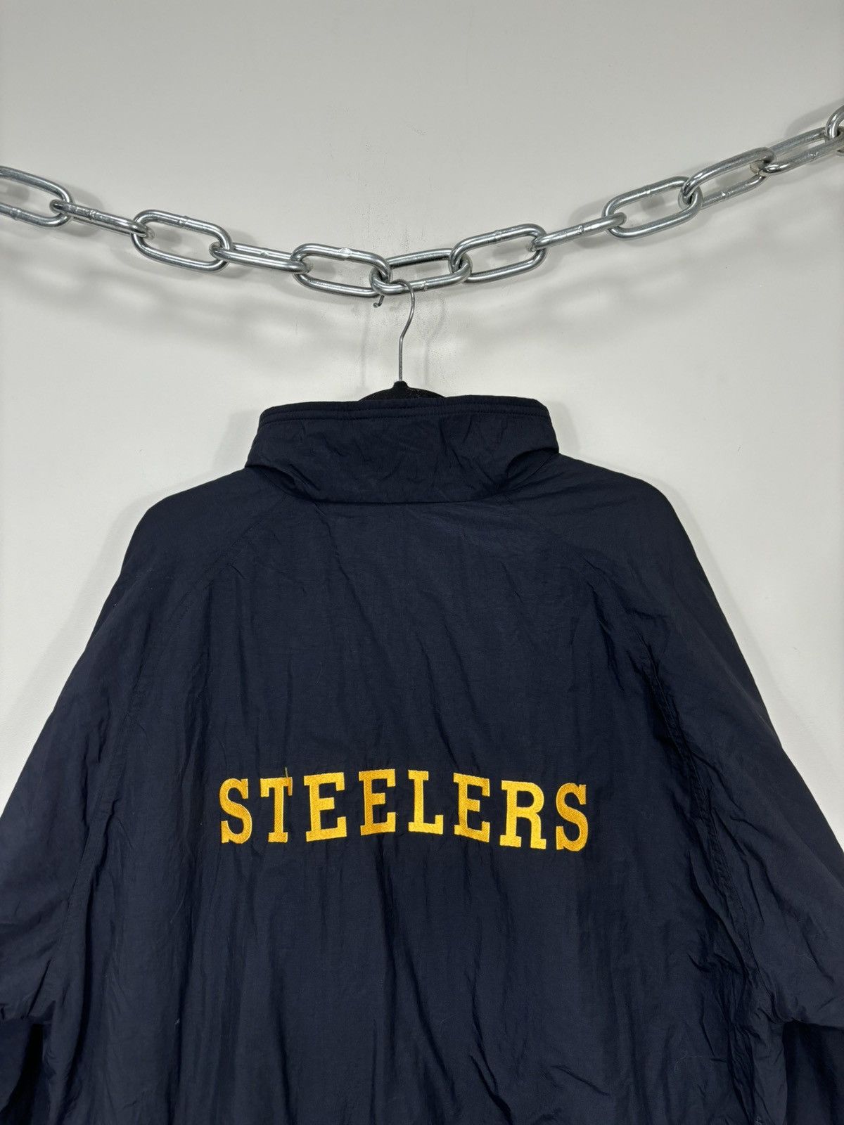 Champion Vintage 90s Champion Pittsburgh Steelers Big Logo NFL Jacket Size US L / EU 52-54 / 3 - 15 Thumbnail