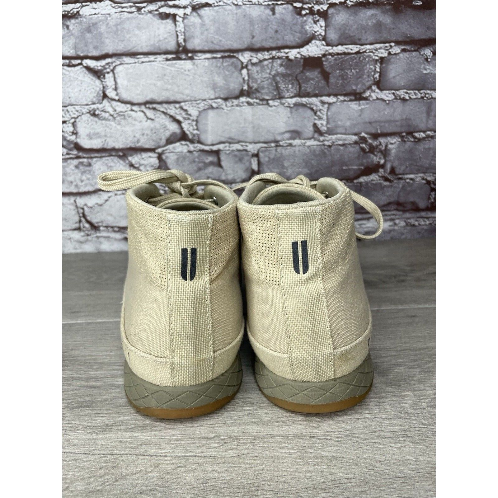 Other Nobull Mid Desert Trainer Canvas Beige Fabric Lace Up Sneake Size US 13 / EU 46 - 11 Thumbnail