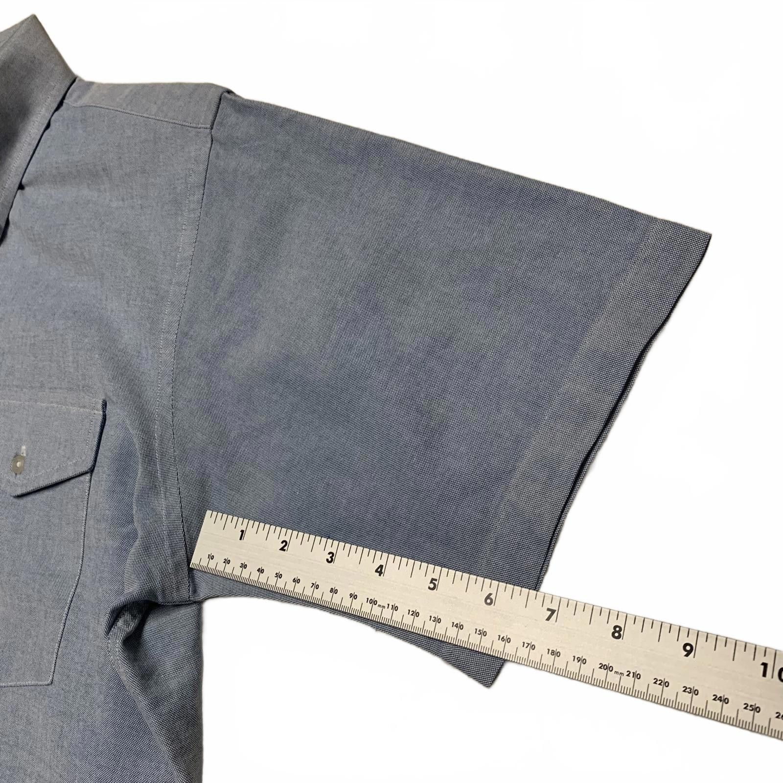 L.L. Bean L.L. Bean Light Blue Short Sleeve Button-Up Shirt L Size US L / EU 52-54 / 3 - 6 Thumbnail