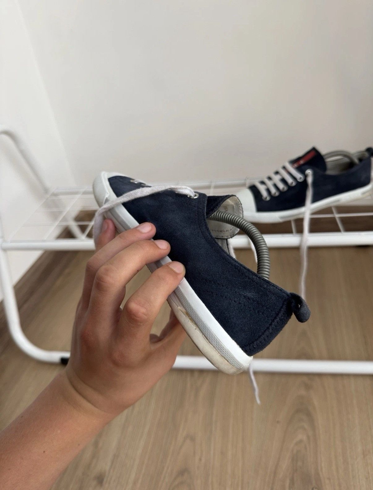 Prada PRADA Vintage Classic Suede Sneakers Shoes Size 35 Woman Size US 5 / IT 35 - 7 Thumbnail
